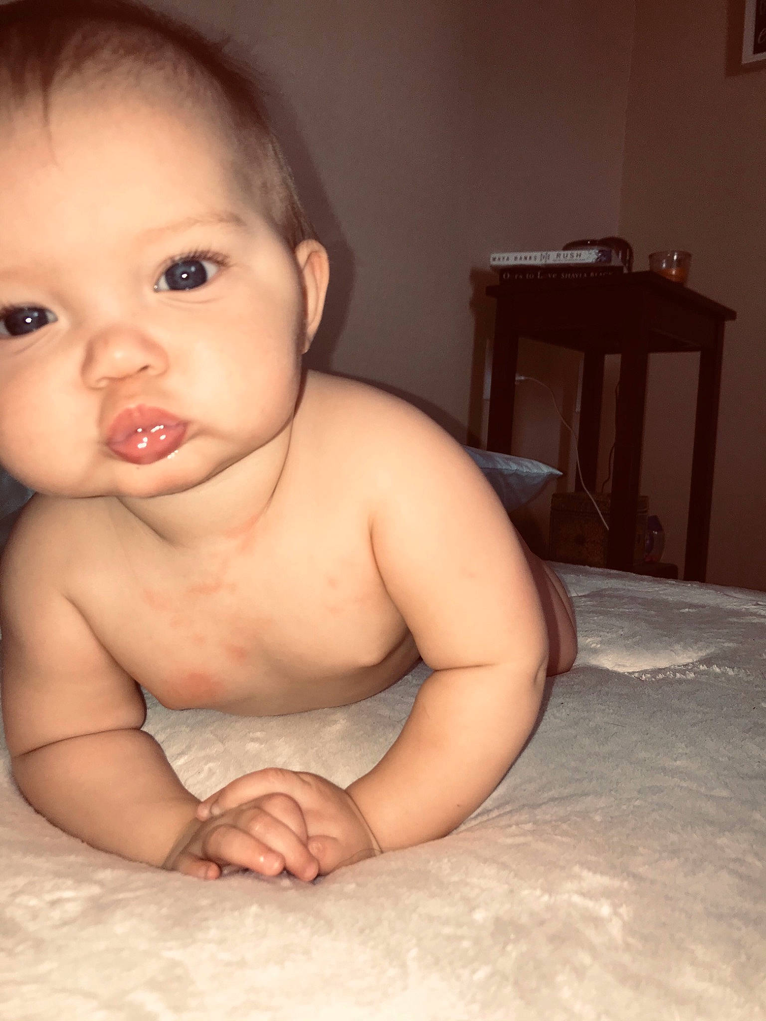 Kennedi joined the competition — help win amazing prizes! baby, cheek, chest, chin, comfort, eyebrow, eyelash, finger, flash_photography, floor, flooring, iris, lip, mouth, neck, nose, person, skin, thumb, toddler