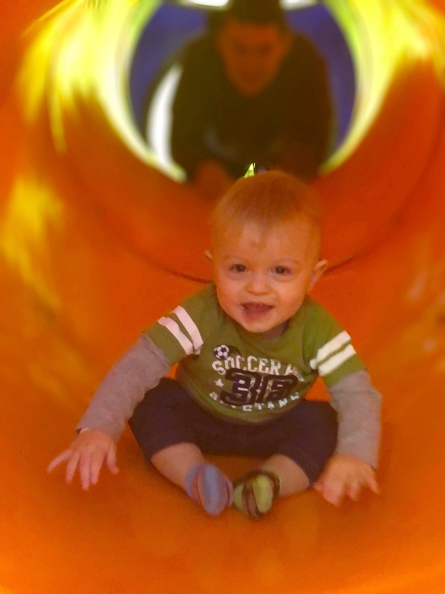 Kaiden is registered to the contest to win money with this photo: baby, child, eye, fun, macro_photography, orange, person, photography, play, skin, smile, toddler, yellow