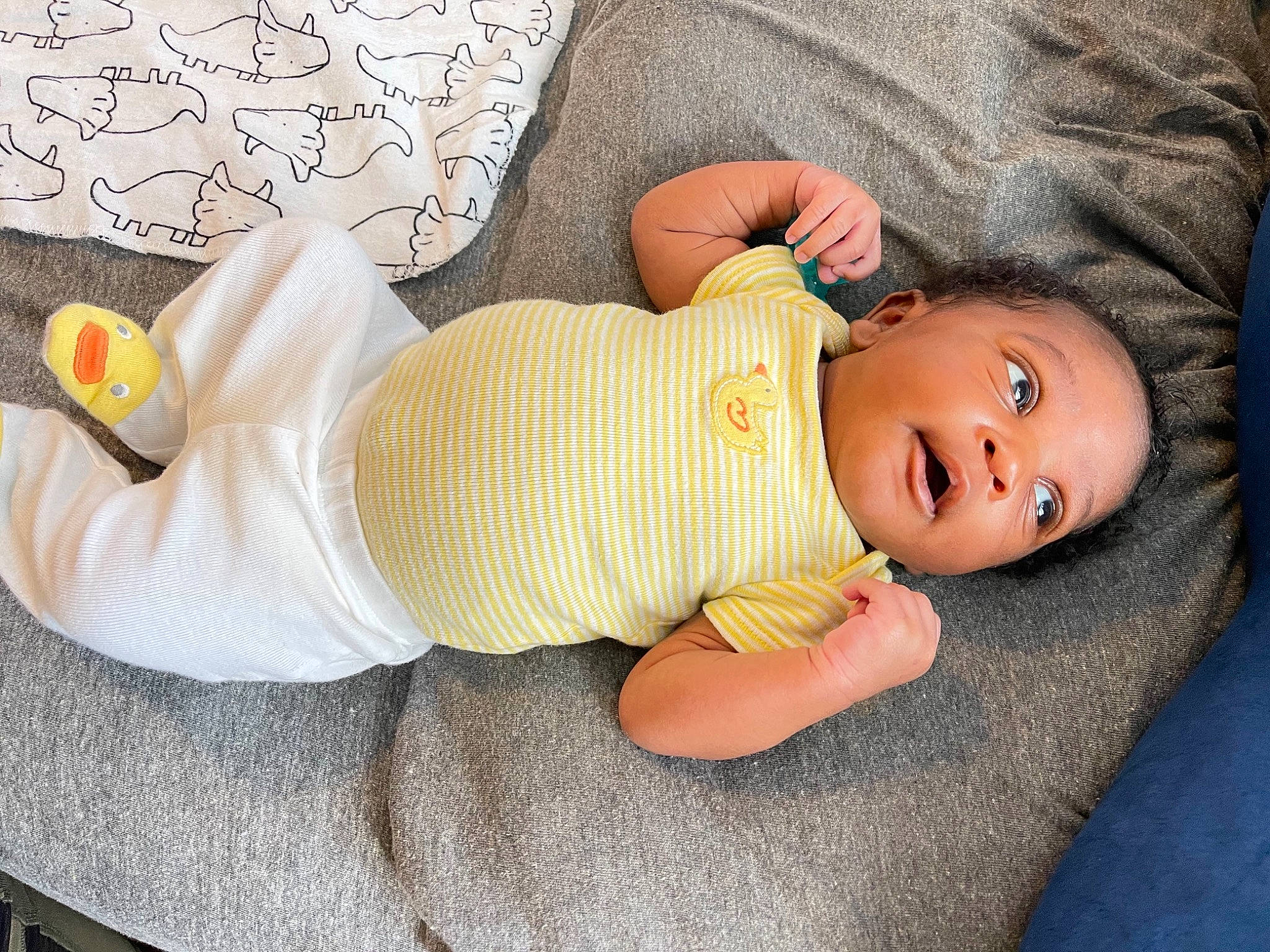 Aayden joined the competition — help win amazing prizes! baby, baby_sleeping, baby_toddler_clothing, child, comfort, finger, flooring, hand, headgear, human_body, human_leg, joint, linens, person, product, skin, sleeve, thigh, thumb, toddler