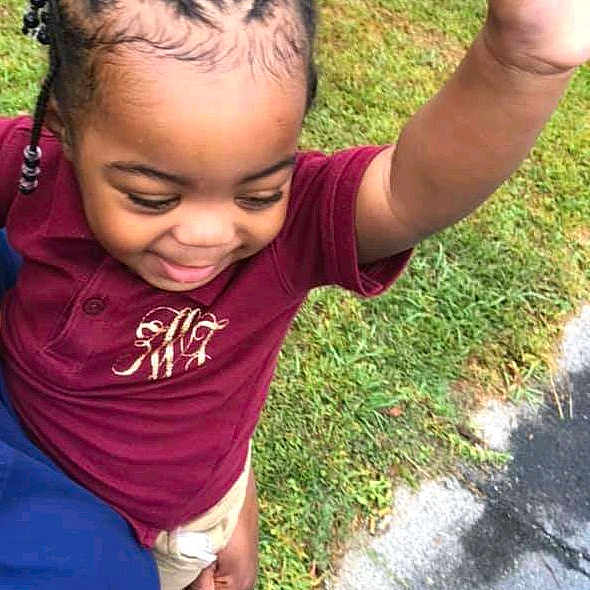 Zaylah joined the competition — help win amazing prizes! child, cool, cornrows, ear, gesture, grass, hair, hairstyle, hand, plant, play, smile, toddler