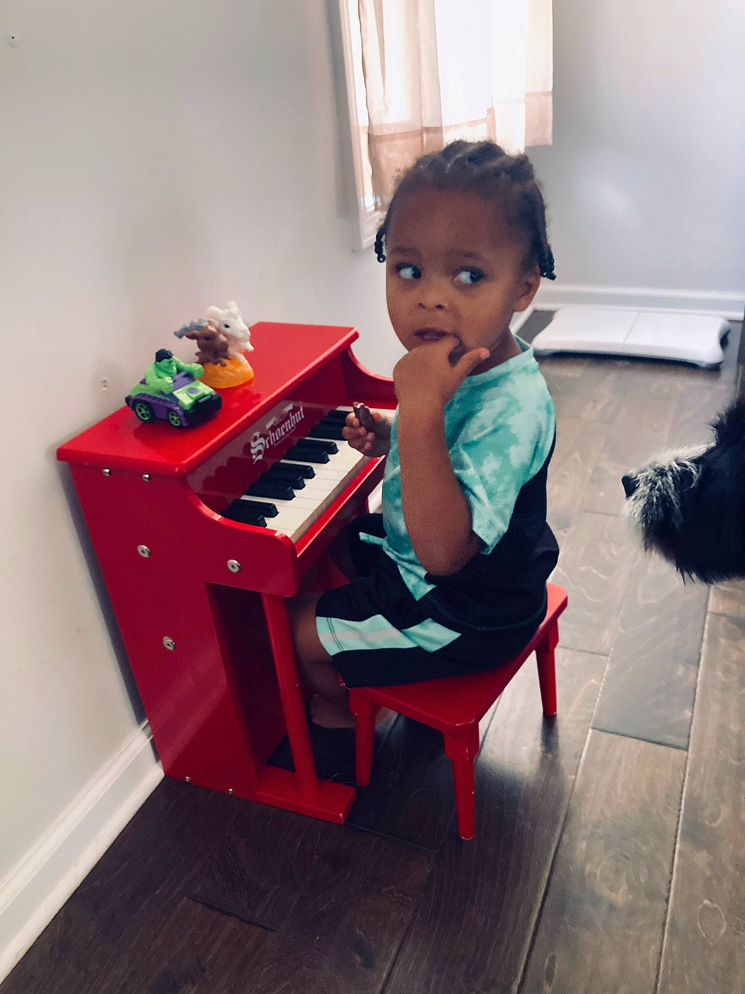 Keyzavion is registered to the contest to win money with this photo: baby, black, chair, child, digital_piano, electric_piano, electronic_musical_instrument, flooring, keyboard, keyboard_player, musical_instrument, musical_instrument_accessory, musical_keyboard, organist, person, pianist, piano, recital, sitting, toddler