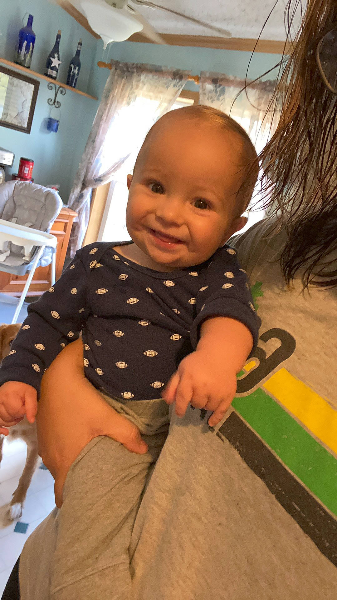 Leighton is registered to the contest to win money with this photo: baby, child, person, skin, toddler