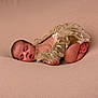 Gina a rejoint le concours — aidez-le/la à gagner de superbes lots ! newborn, baby, sleeping, infant, cute, soft, blanket, lace, floral, delicate, peaceful, portrait, child, resting, skin, pink, feet, head, closed_eyes, cozy