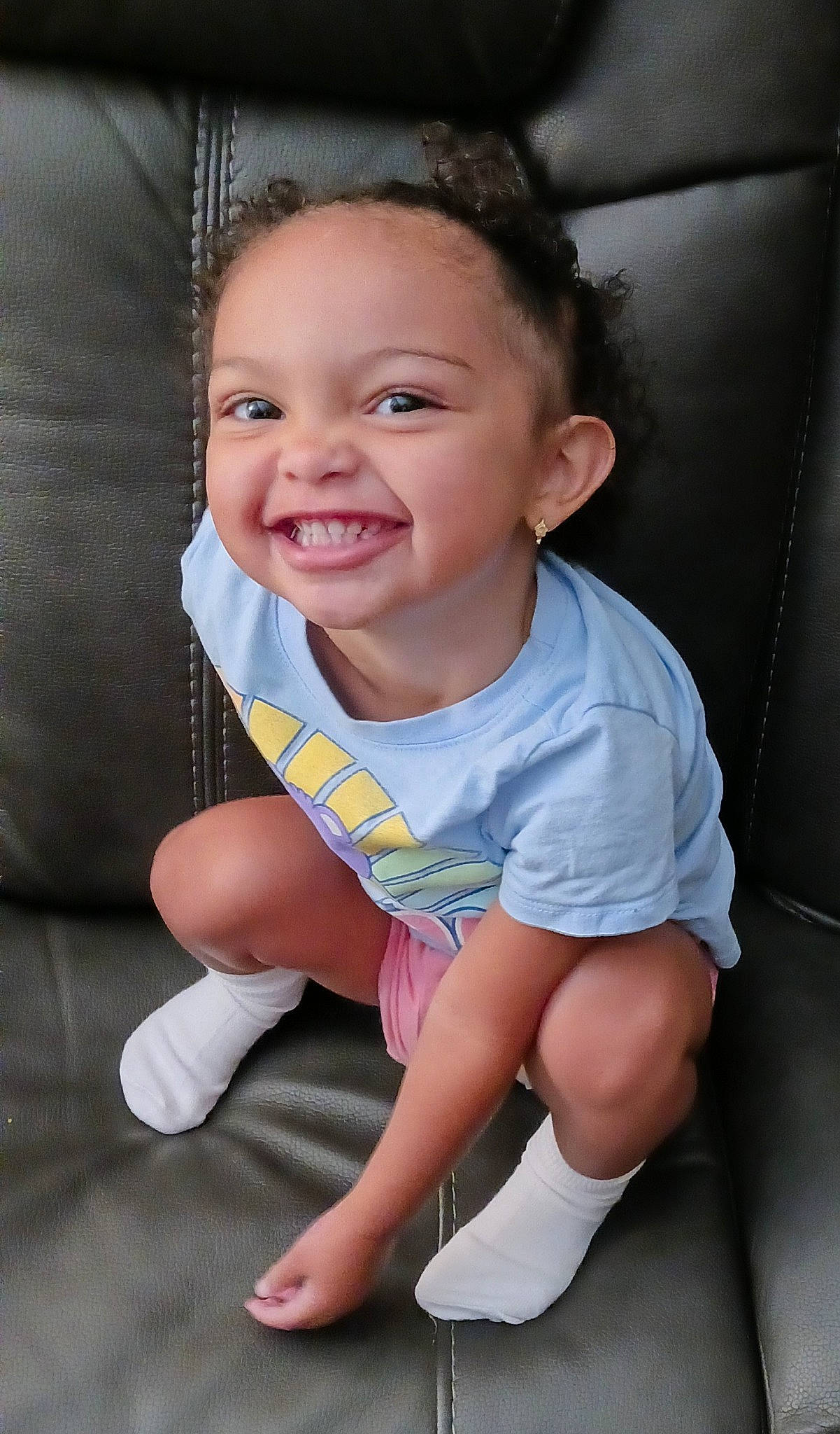 Ansley joined the competition — help win amazing prizes! arm, baby, baby_toddler_clothing, cheek, child, chin, eye, finger, flash_photography, hair, happy, iris, joy, lip, nose, person, skin, sleeve, smile, t_shirt