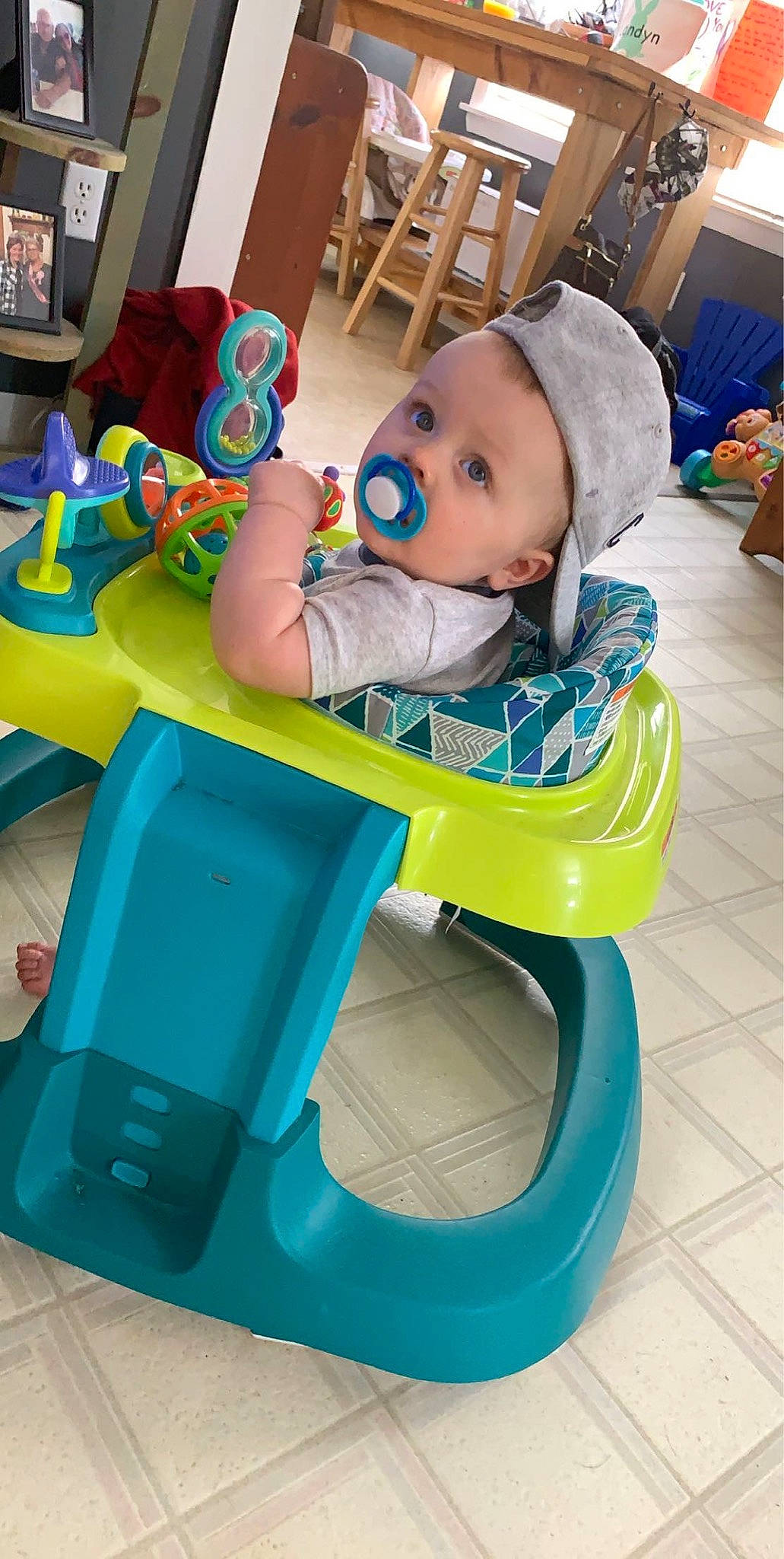 Landyn joined the competition — help win amazing prizes! baby, child, fun, leisure, person, play, potty_training, product, surprise, toddler, toilet, toy, vacation