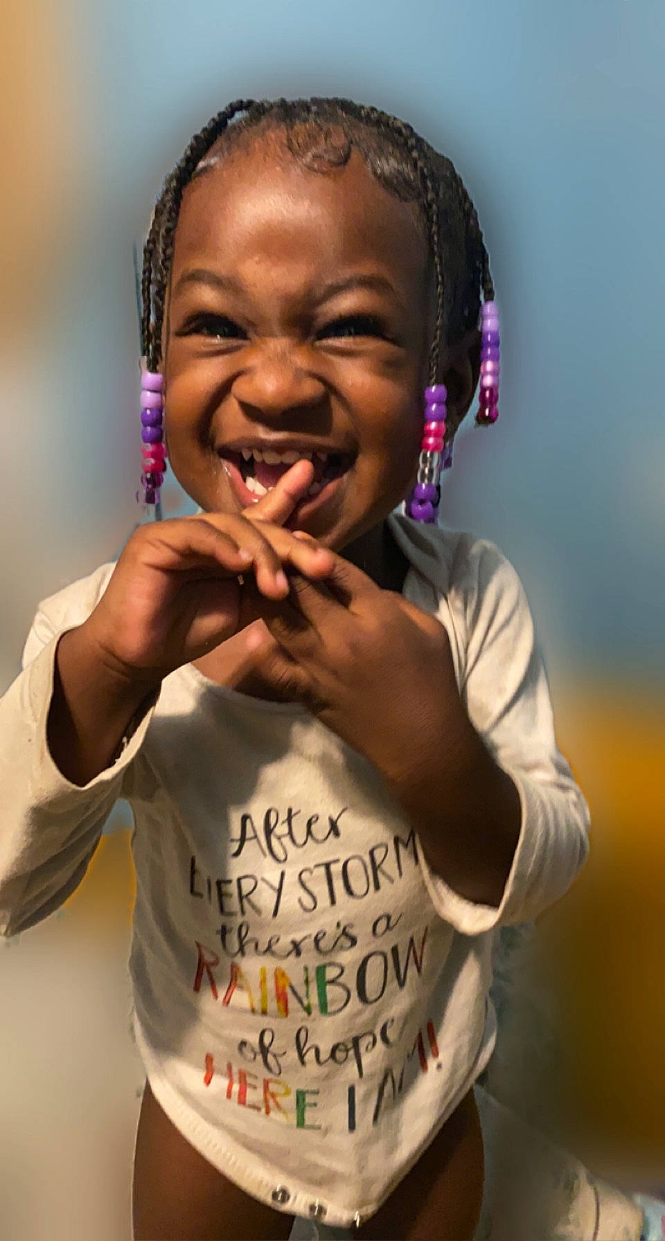 Niyah is registered to the contest to win money with this photo: audio_equipment, cheek, child, chin, cool, cornrows, dreadlocks, finger, forehead, fun, gesture, happy, jewellery, joy, laugh, neck, nose, person, portrait_photography, sleeve