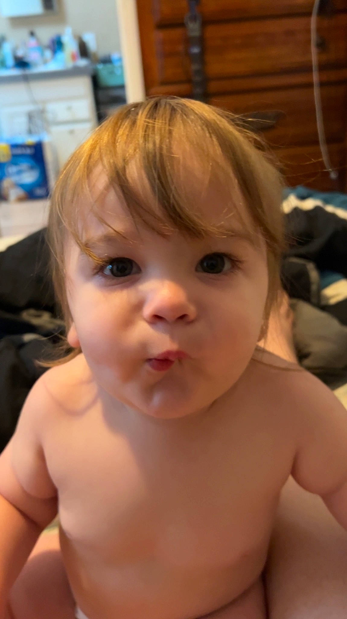 Dakota is registered to the contest to win money with this photo: arm, cheek, chin, ear, eye, eyebrow, eyelash, face, facial_expression, forehead, hair, hairstyle, head, human_body, lip, mouth, neck, nose, person, shoulder