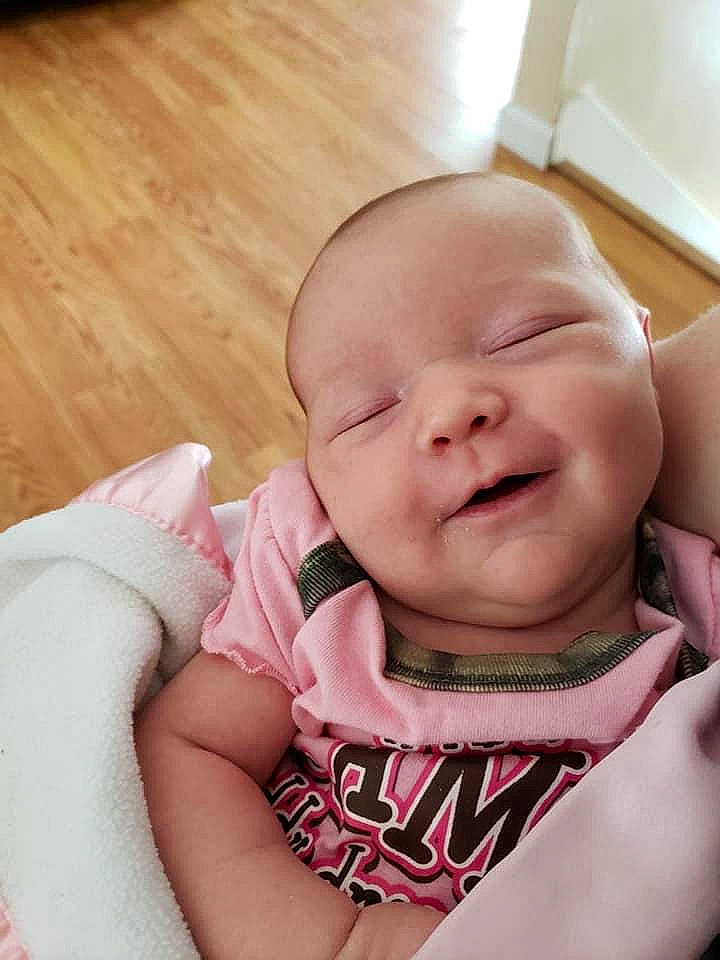 Paislee joined the competition — help win amazing prizes! baby, baby_toddler_clothing, beauty, cheek, child, comfort, eyebrow, fun, happy, head, iris, lip, magenta, mouth, neck, person, pink, skin, sleeve, smile