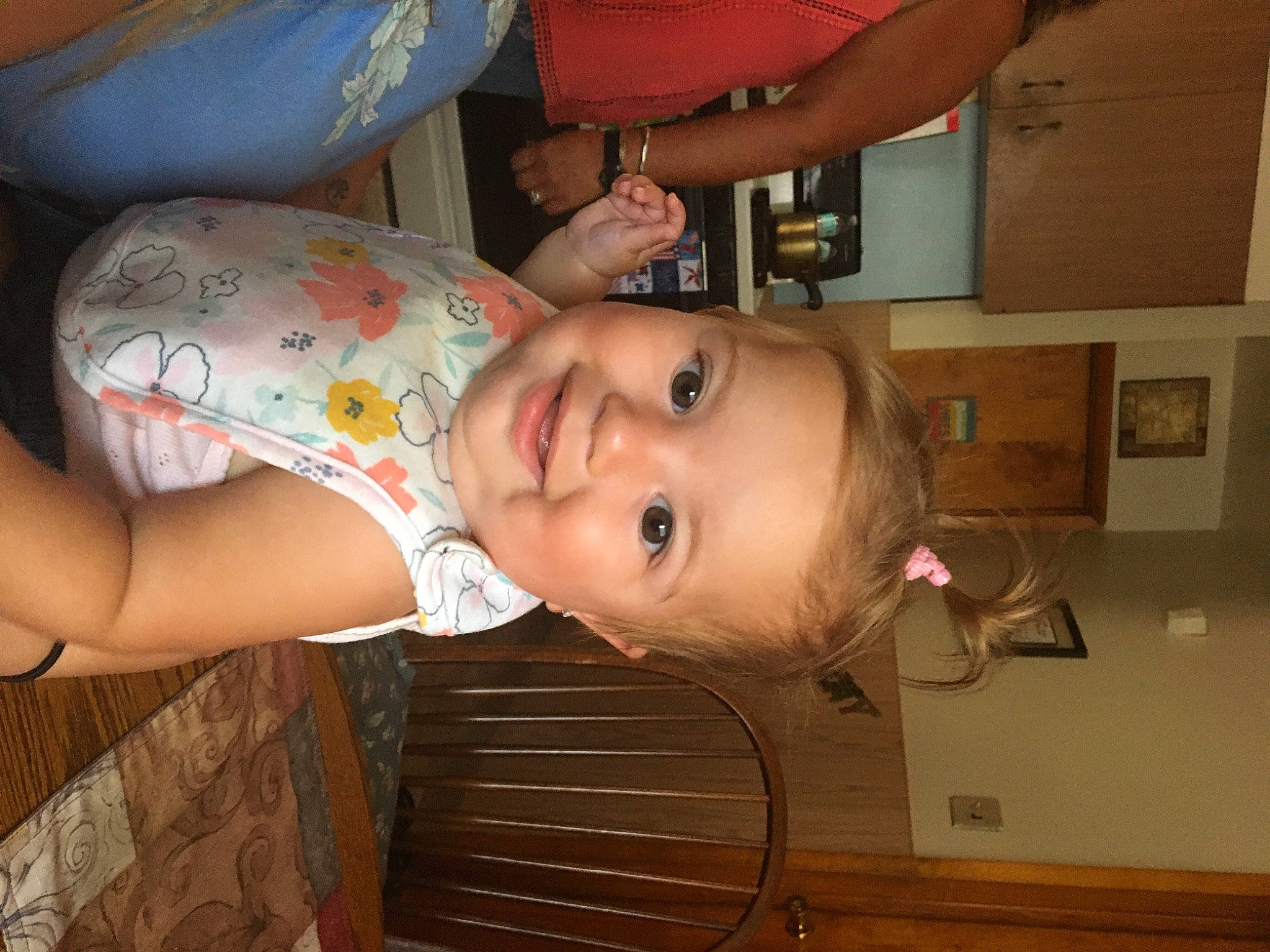 Annalee is registered to the contest to win money with this photo: arm, baby, cheek, chest, ear, eye, eyebrow, eyelash, fun, happy, human_body, iris, joy, mouth, nose, person, skin, smile, throat, toddler