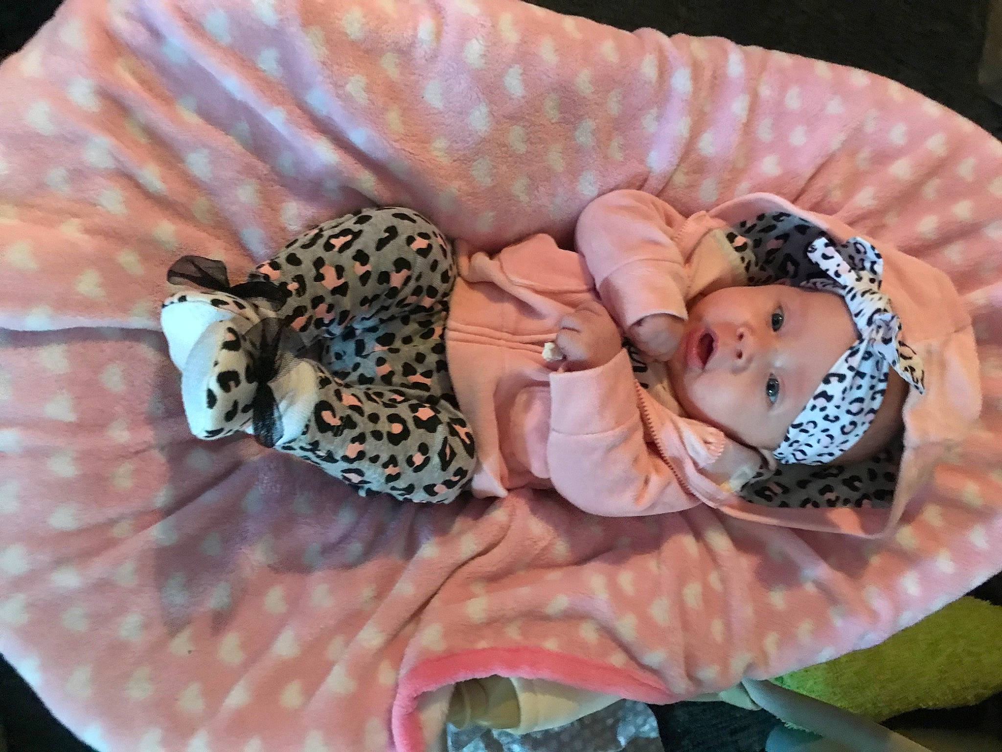 Amethyst joined the competition — help win amazing prizes! arm, arthropod, baby, baby_products, baby_toddler_clothing, child, comfort, dress, fawn, head, headgear, headwear, human_body, leg, linens, nail, pattern, person, pink, pollinator