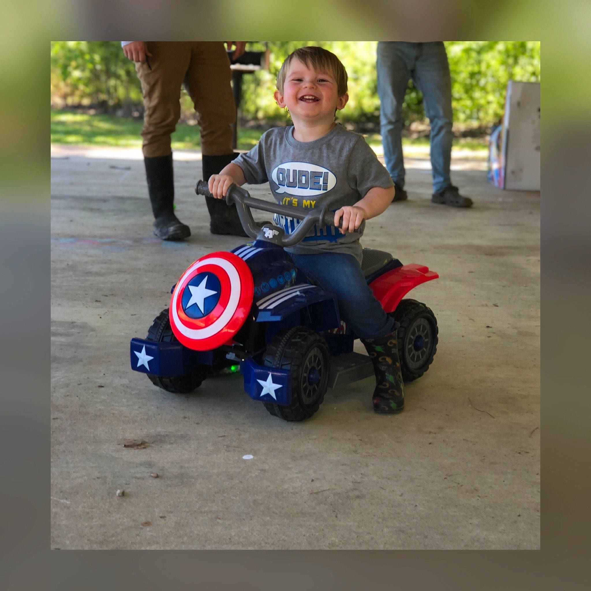 Gauge joined the competition — help win amazing prizes! all_terrain_vehicle, car, child, fictional_character, joy, monster_truck, motorsport, person, play, radio_controlled_toy, riding_toy, toddler, toy, truggy, vehicle