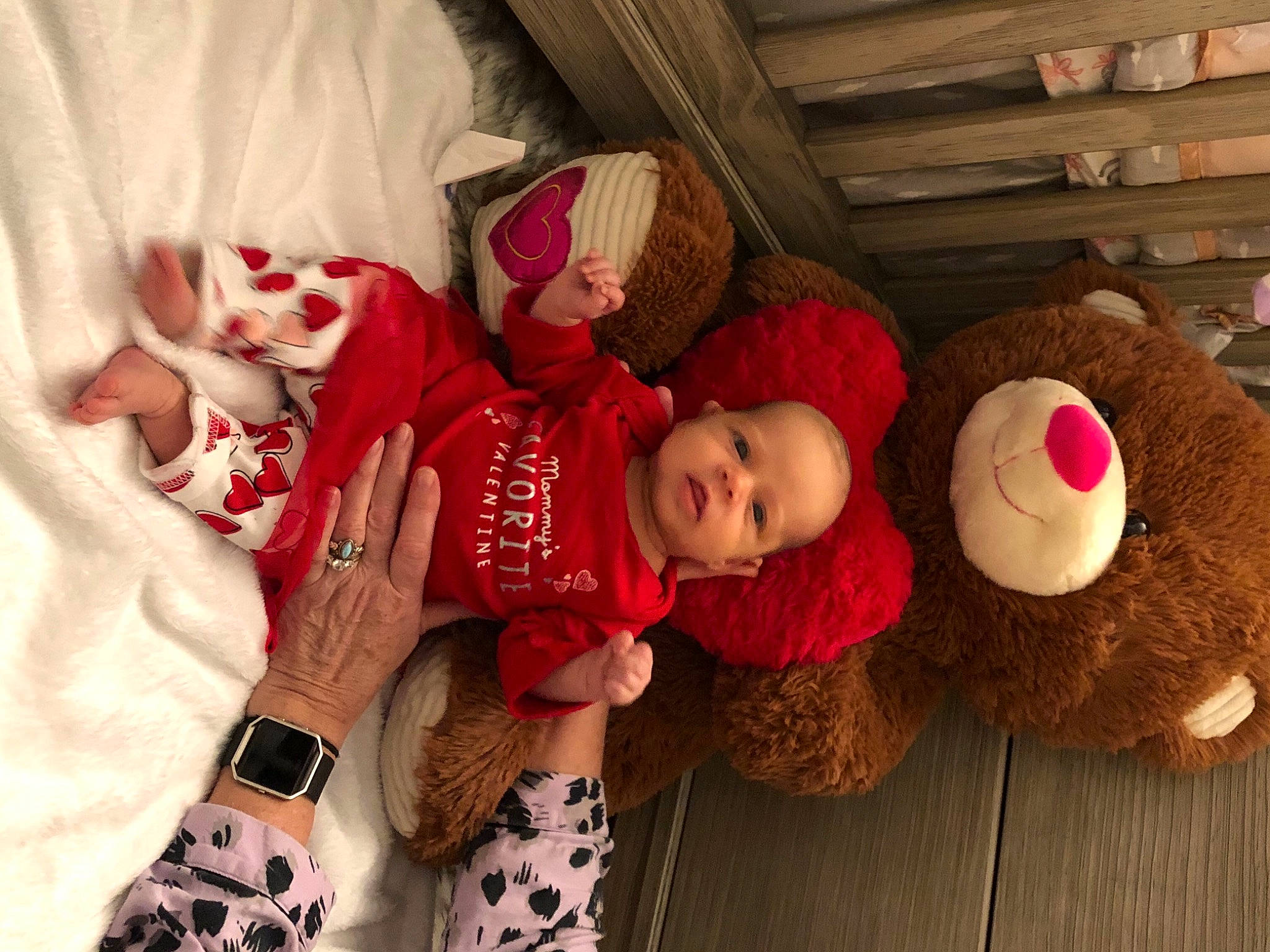 Braelyn is registered to the contest to win money with this photo: baby, baby_toddler_clothing, cap, child, comfort, happy, headgear, people, person, pink, plant, skin, sleeve, textile, thigh, toddler, toy, tree, vertebrate, watch