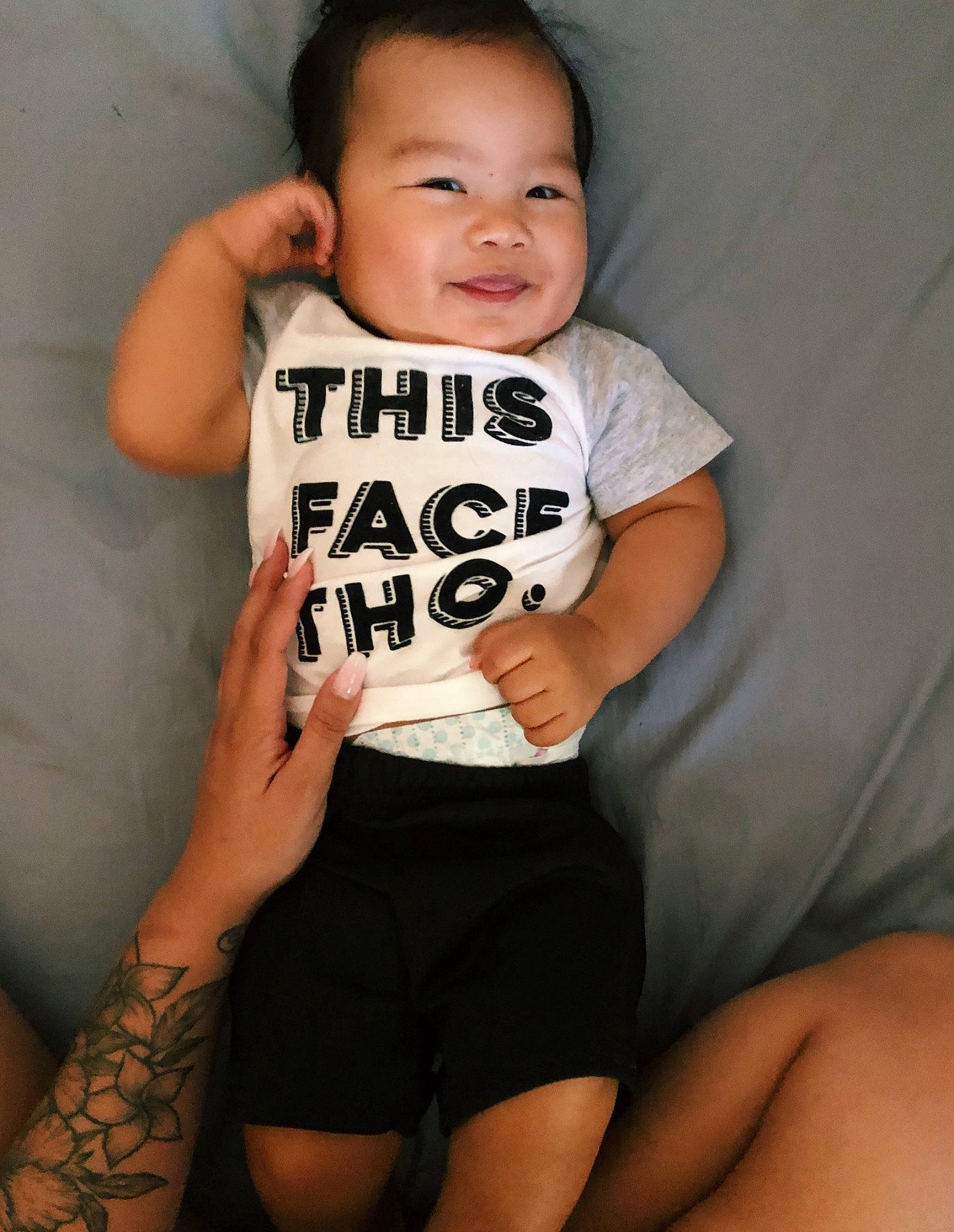Jayven joined the competition — help win amazing prizes! abdomen, arm, baby, baby_toddler_clothing, child, joy, leg, muscle, person, photography, shorts, t_shirt, thigh, toddler