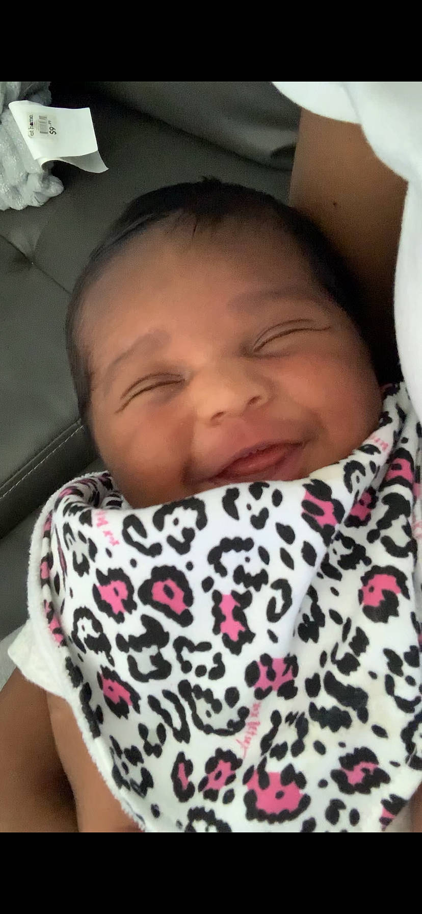 Journie is registered to the contest to win money with this photo: baby, baby_products, bedtime, birth, car_seat, cheek, child, face, head, lip, mouth, nap, neck, nose, person, pink, product, skin, sleep, textile