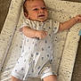 Luca joined the competition — help win amazing prizes! animal_pattern, baby, baby_clothes, carpet, changing_mat, child, cute, happy, indoors, infant, lying_down, onesie, playful, portrait, relaxed, small_child, smiling, socks, soft_lighting, toddler