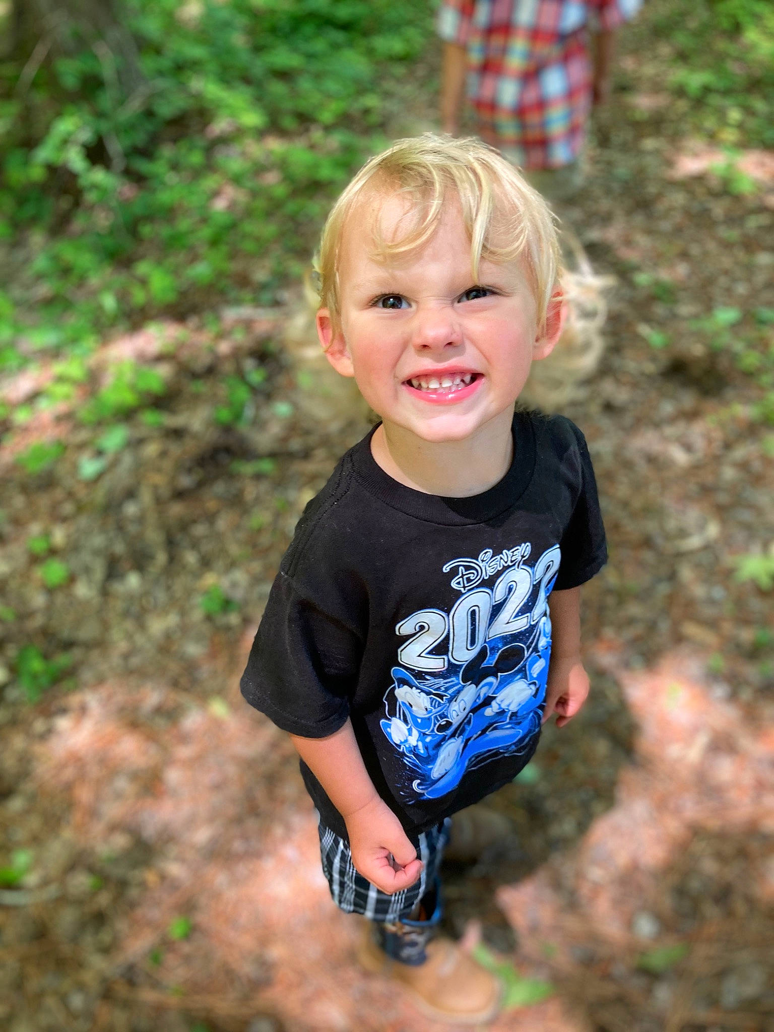 Tracy joined the competition — help win amazing prizes! adaptation, chin, eye, face, flash_photography, grass, hair, hairstyle, happy, head, joy, leisure, natural_environment, people_in_nature, person, plant, recreation, smile, t_shirt, toddler