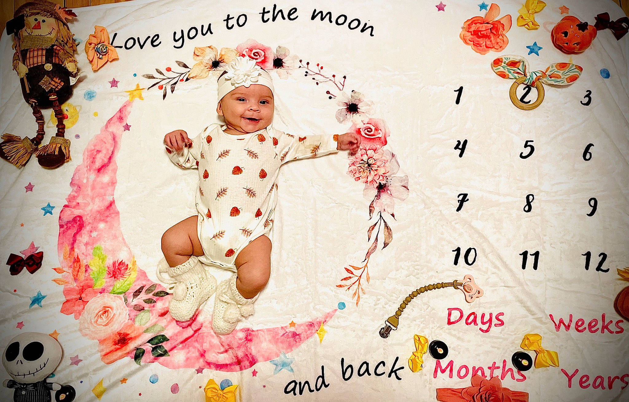 Isabella is registered to the contest to win money with this photo: art, baby, baby_toddler_clothing, beauty, child, circle, event, facial_expression, font, graphics, happy, headwear, illustration, pattern, peach, person, pink, sleeve, smile, textile