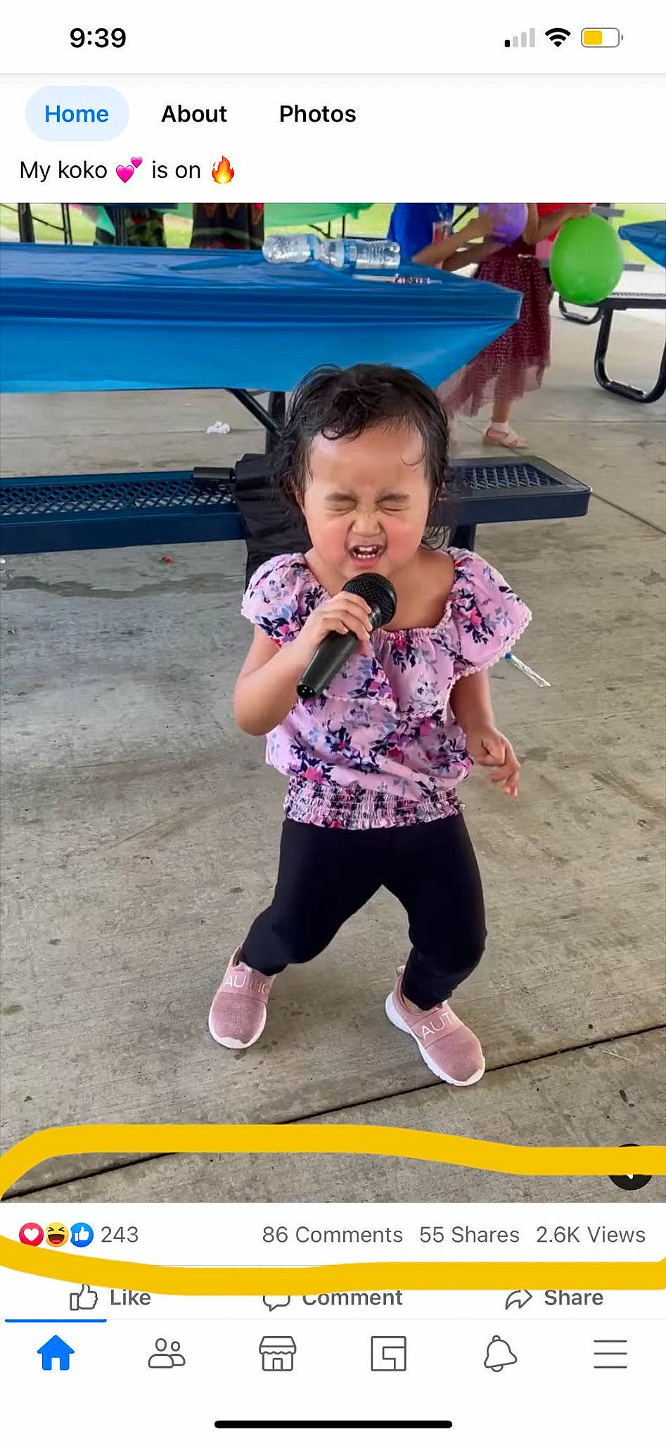 Ayoko Barnabas joined the competition — help win amazing prizes! anger, baby_toddler_clothing, blue, child, fun, hair, happy, leg, leisure, magenta, person, pink, purple, recreation, shoe, skin, sleeve, sneakers, standing, toddler
