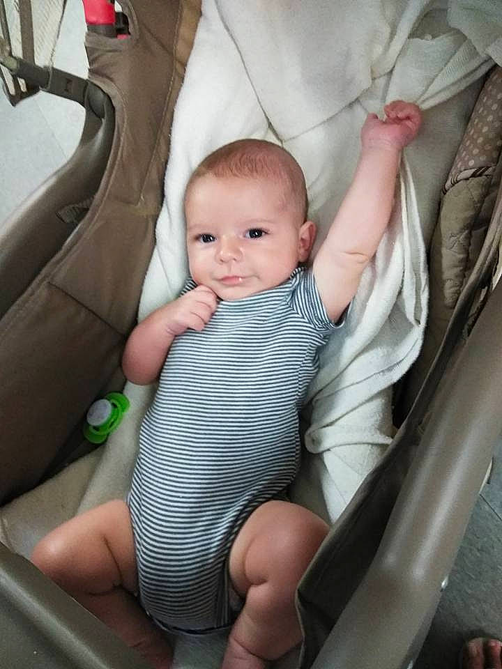 Wayne Anthony Reiser joined the competition — help win amazing prizes! arm, baby_products, car_seat, child, eye, finger, girl, hand, infant, joint, leg, mouth, person, product, sitting, toddler