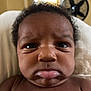 Yanis is registered to the contest to win money with this photo: baby, face, pout, close_up, expression, child, skin, hair, indoor, portrait, person, infant, cheeks, mouth, eyes, nostrils, background, fan, emotion, cute
