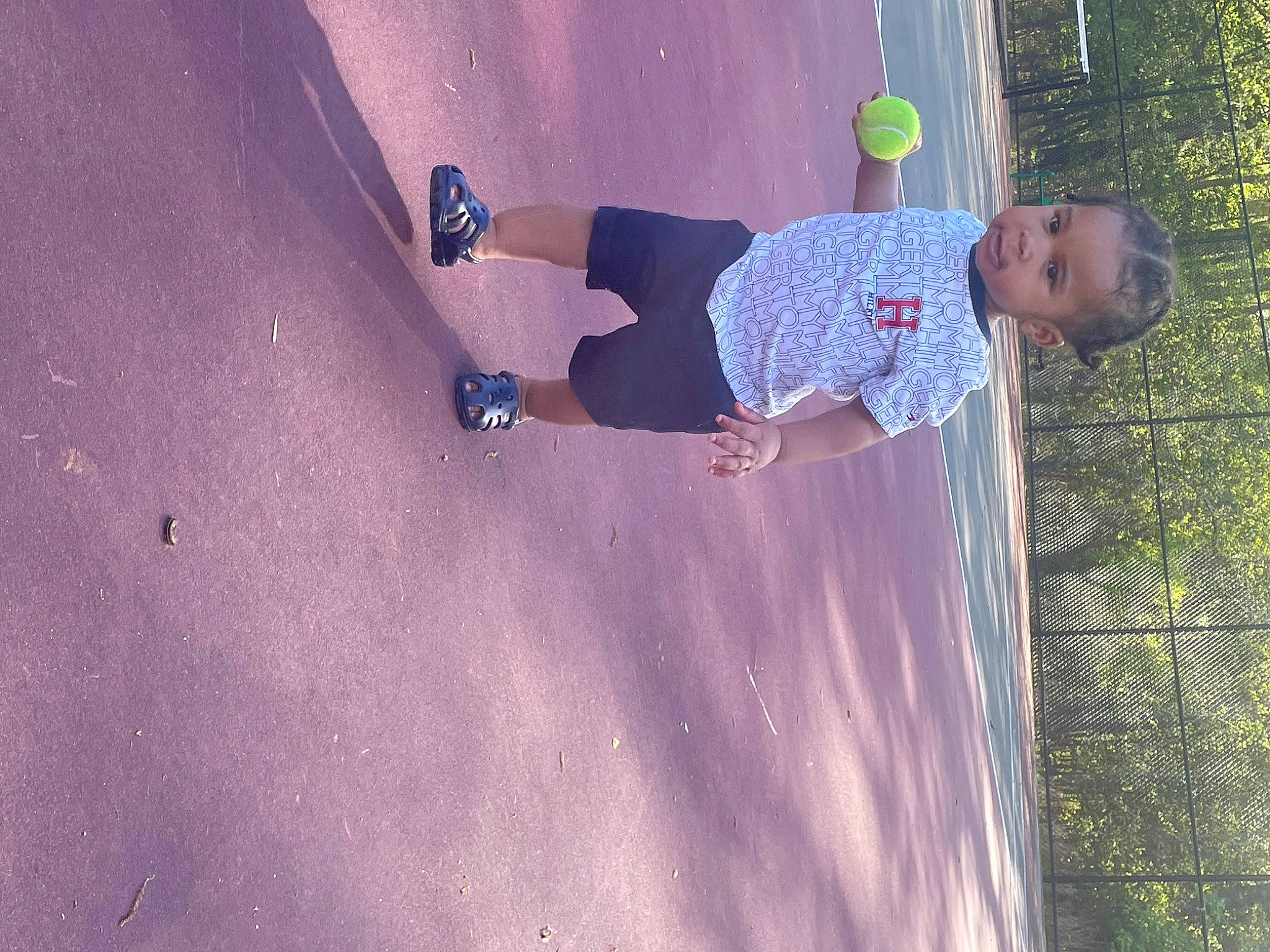 Carvell joined the competition — help win amazing prizes! adventure, asphalt, child, concrete, denim, electric_blue, extreme_sport, fun, grass, happy, human_leg, leisure, people_in_nature, person, recreation, shadow, sport_climbing, toddler, tree