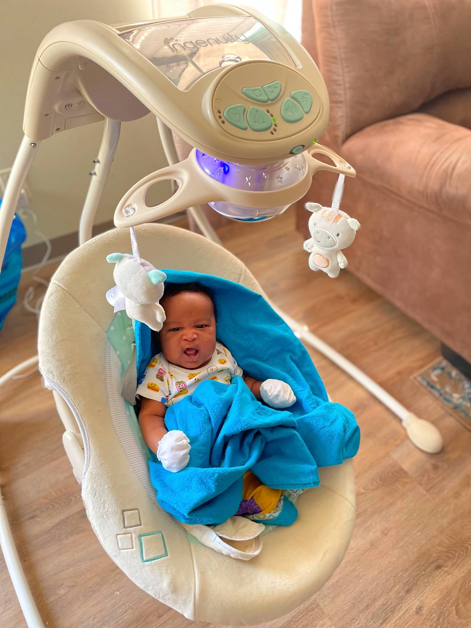 Nathan joined the competition — help win amazing prizes! baby, baby_products, baby_toddler_clothing, baby_toys, child, comfort, electric_blue, event, fashion_accessory, infant_bed, leisure, linens, party_supply, person, play, room, sitting, stuffed_toy, textile, toddler