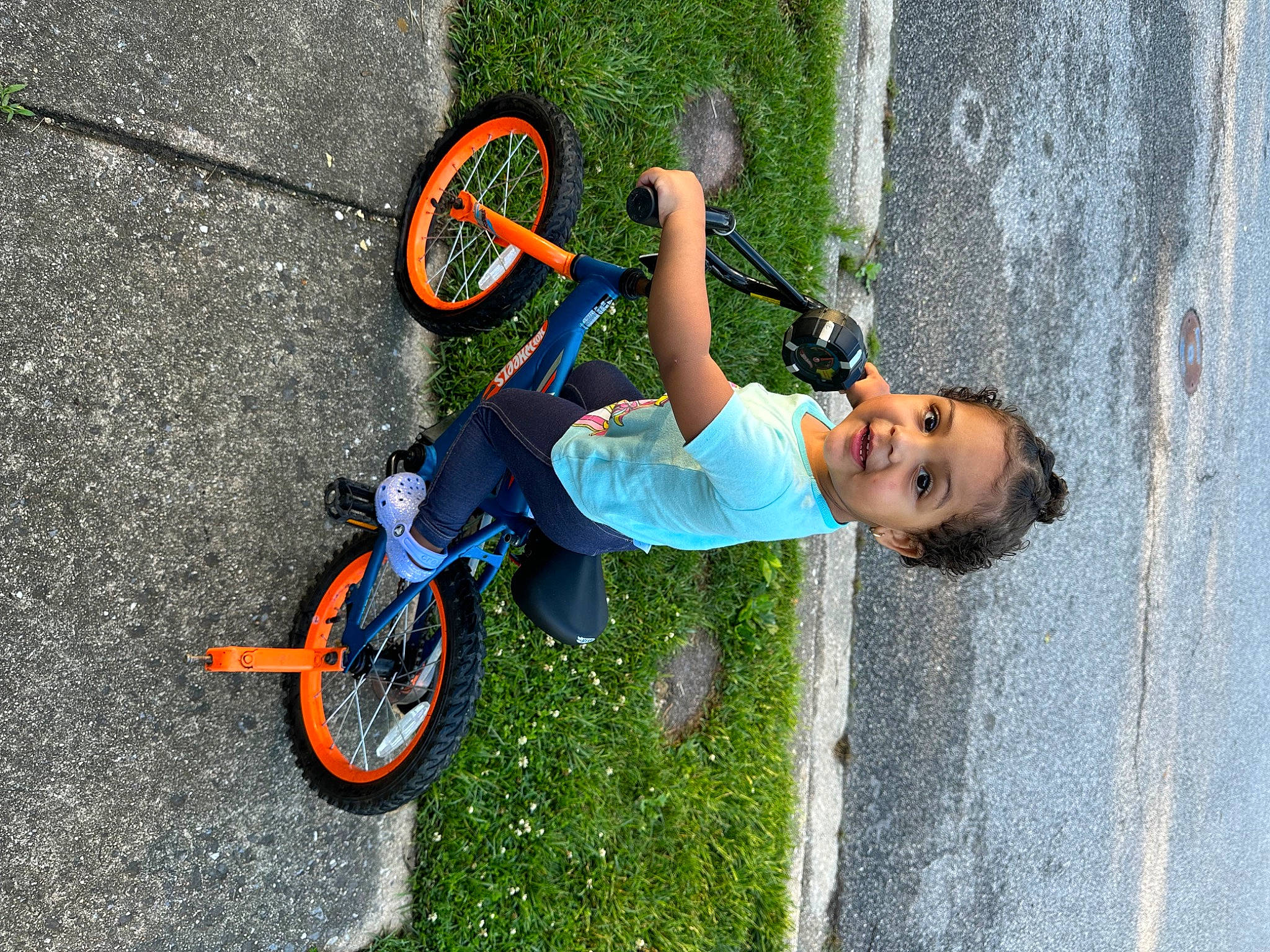 Jaylani joined the competition — help win amazing prizes! automotive_tire, bicycle, bicycle_accessory, bicycle_fork, bicycle_frame, bicycle_handlebar, bicycle_part, bicycle_tire, bicycle_wheel, bicycles_equipment_and_supplies, fun, helmet, land_vehicle, leisure, outdoor_recreation, person, plant, rim, tire, vehicle