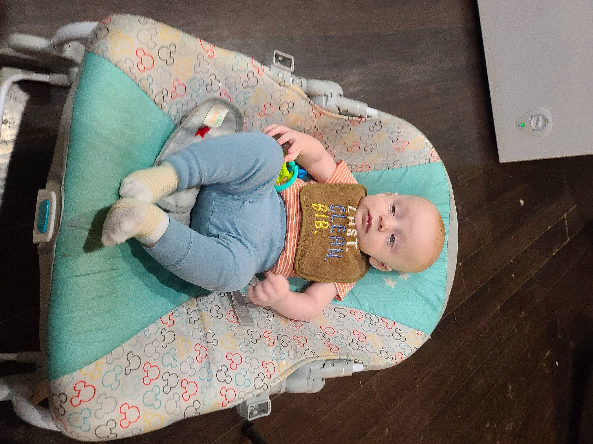 Declan is registered to the contest to win money with this photo: art, baby, baby_products, baby_safety, baby_sleeping, baby_toddler_clothing, bedding, bedtime, child, comfort, infant_bed, linens, nap, person, room, sitting, sleep, textile, toddler, wood