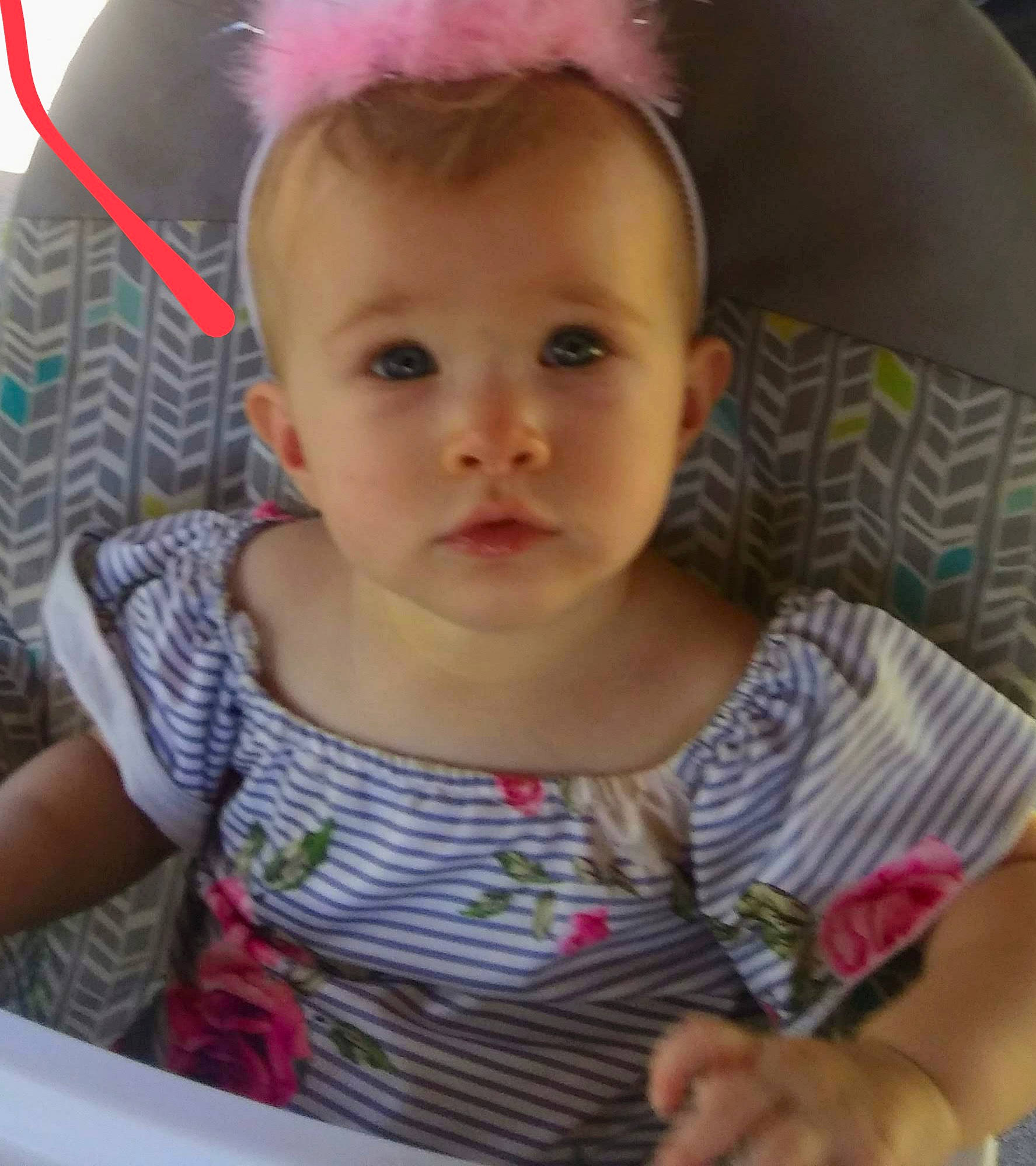 Rayne joined the competition — help win amazing prizes! baby_toddler_clothing, cheek, chin, cool, ear, eyebrow, eyelash, finger, forehead, happy, headgear, iris, lip, mouth, neck, nose, person, pink, skin, sleeve