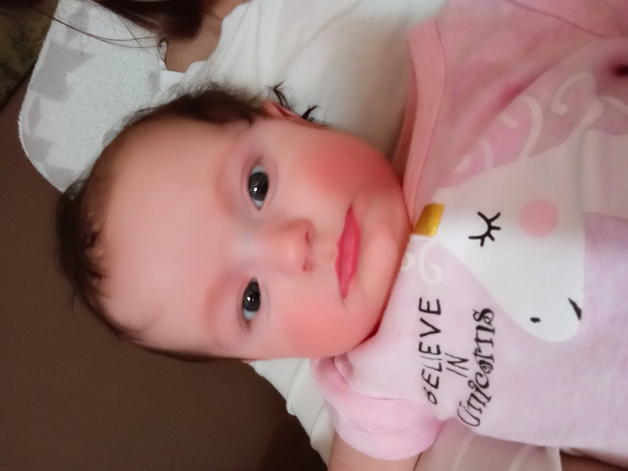 Rylinn is registered to the contest to win money with this photo: baby_toddler_clothing, cheek, child, chin, eyebrow, eyelash, happy, iris, lip, mammal, neck, nose, person, portrait_photography, skin, sleeve, throat, toddler, vertebrate