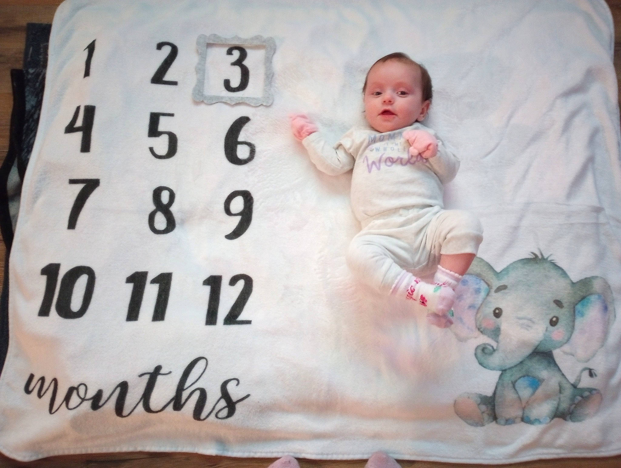 Rylinn joined the competition — help win amazing prizes! baby, baby_sleeping, baby_toddler_clothing, beauty, bedding, cheek, child, comfort, facial_expression, font, happy, linens, mammal, pattern, person, product, room, sleeve, t_shirt, textile