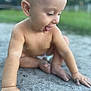 Tobias joined the competition — help win amazing prizes! baby, child, sand, outdoor, play, tongue, happy, skin, barefoot, diaper, cute, smile, nature, grass, portrait, hands, feet, young, curious, fun