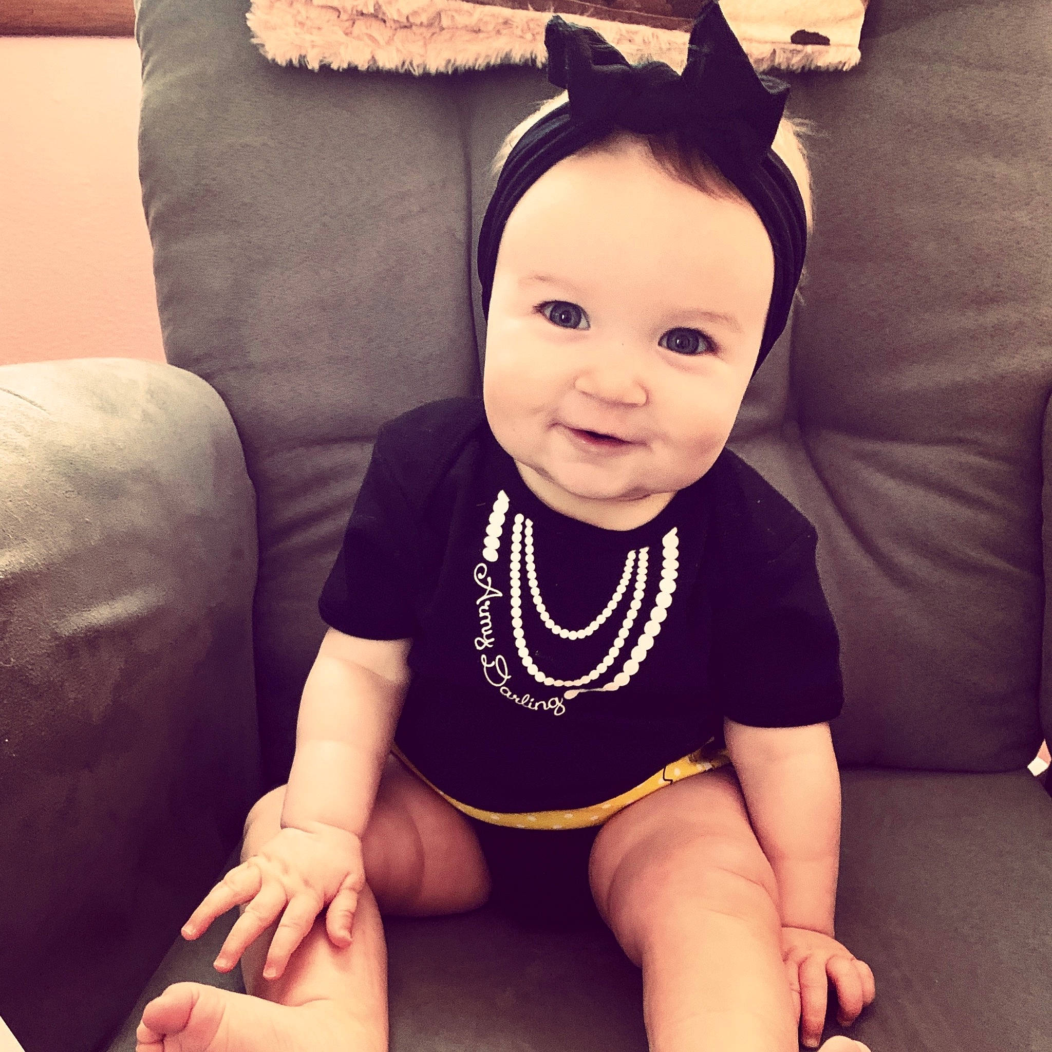 Aislynn joined the competition — help win amazing prizes! arm, baby, baby_toddler_clothing, beauty, cheek, child, cool, ear, eye, face, forehead, head, human, lip, nose, organ, person, product, skin, smile