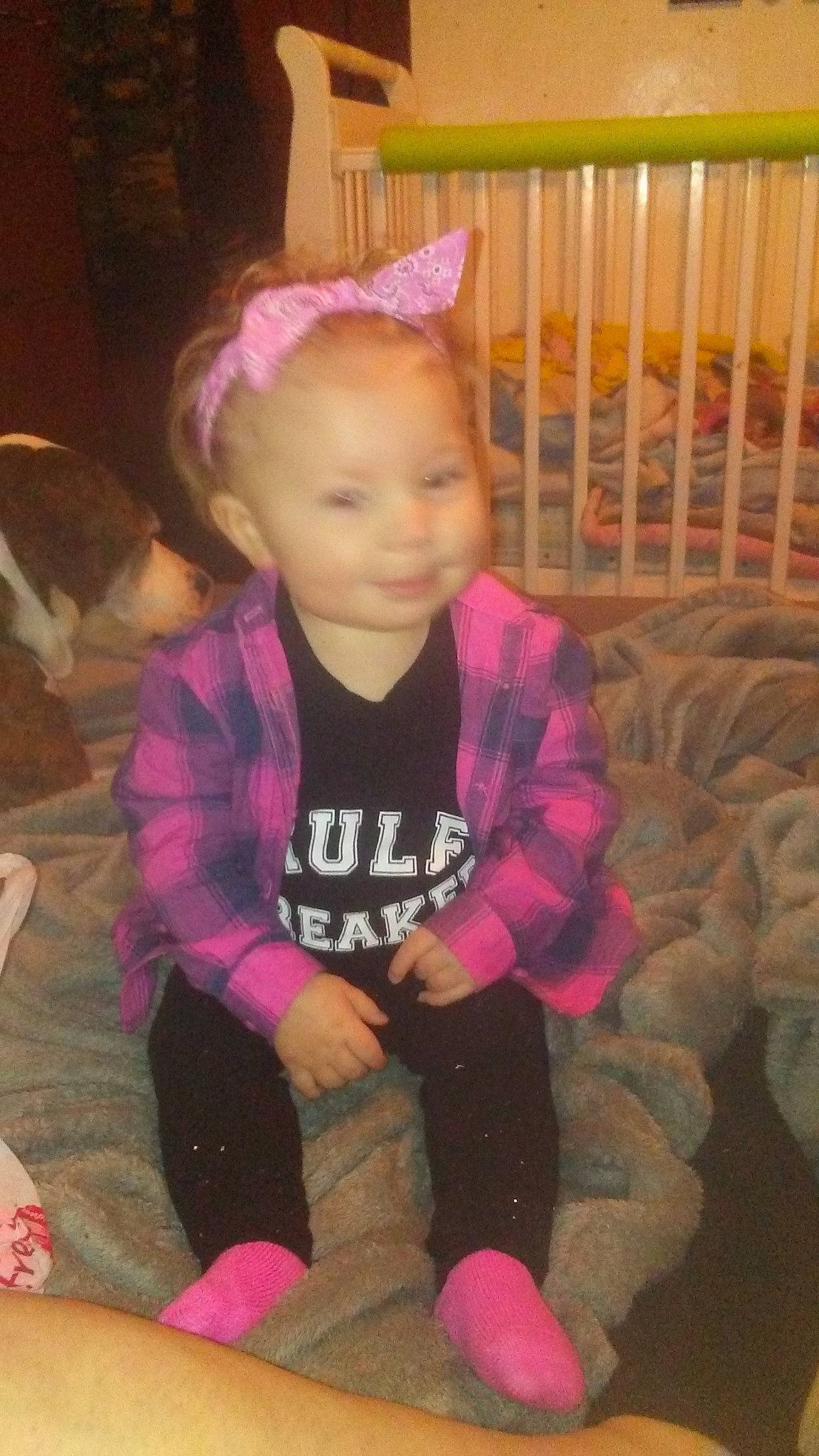 Brexlyn joined the competition — help win amazing prizes! baby_products, baby_toddler_clothing, cheek, child, ear, magenta, person, pink, play, product, skin, toddler