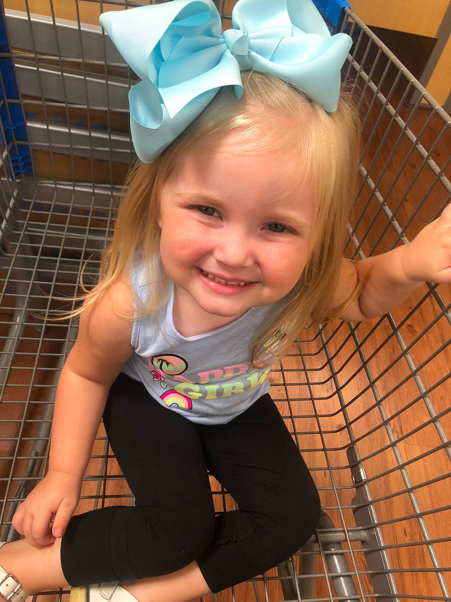 Aubrie joined the competition — help win amazing prizes! baby_toddler_clothing, child, ear, fashion_accessory, hair_accessory, headband, headgear, joy, person, smile, toddler