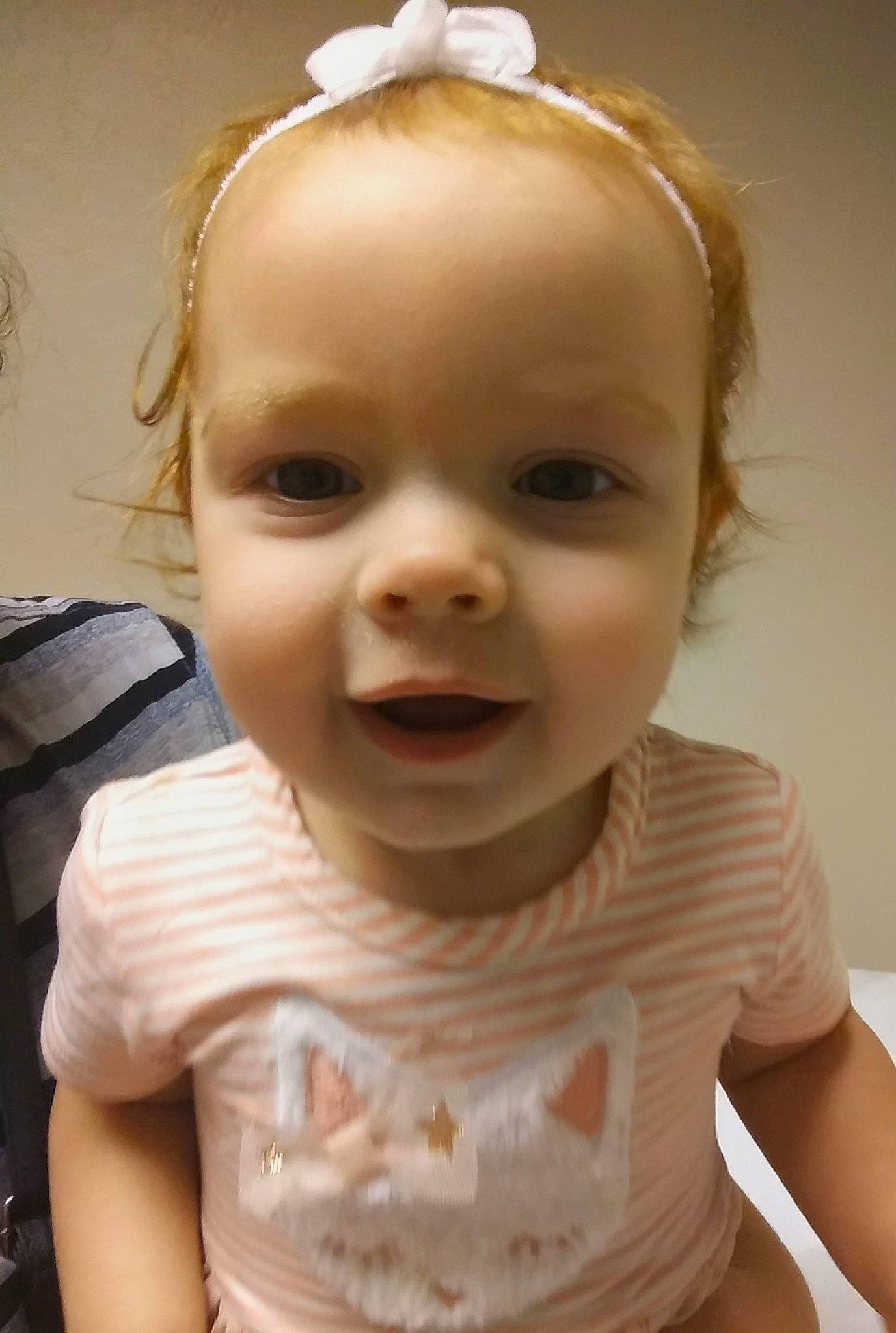 Barbara is registered to the contest to win money with this photo: baby_toddler_clothing, cheek, chin, dress, ear, eyebrow, eyelash, forehead, happy, human_body, iris, lip, mouth, neck, nose, person, shoulder, skin, sleeve, smile