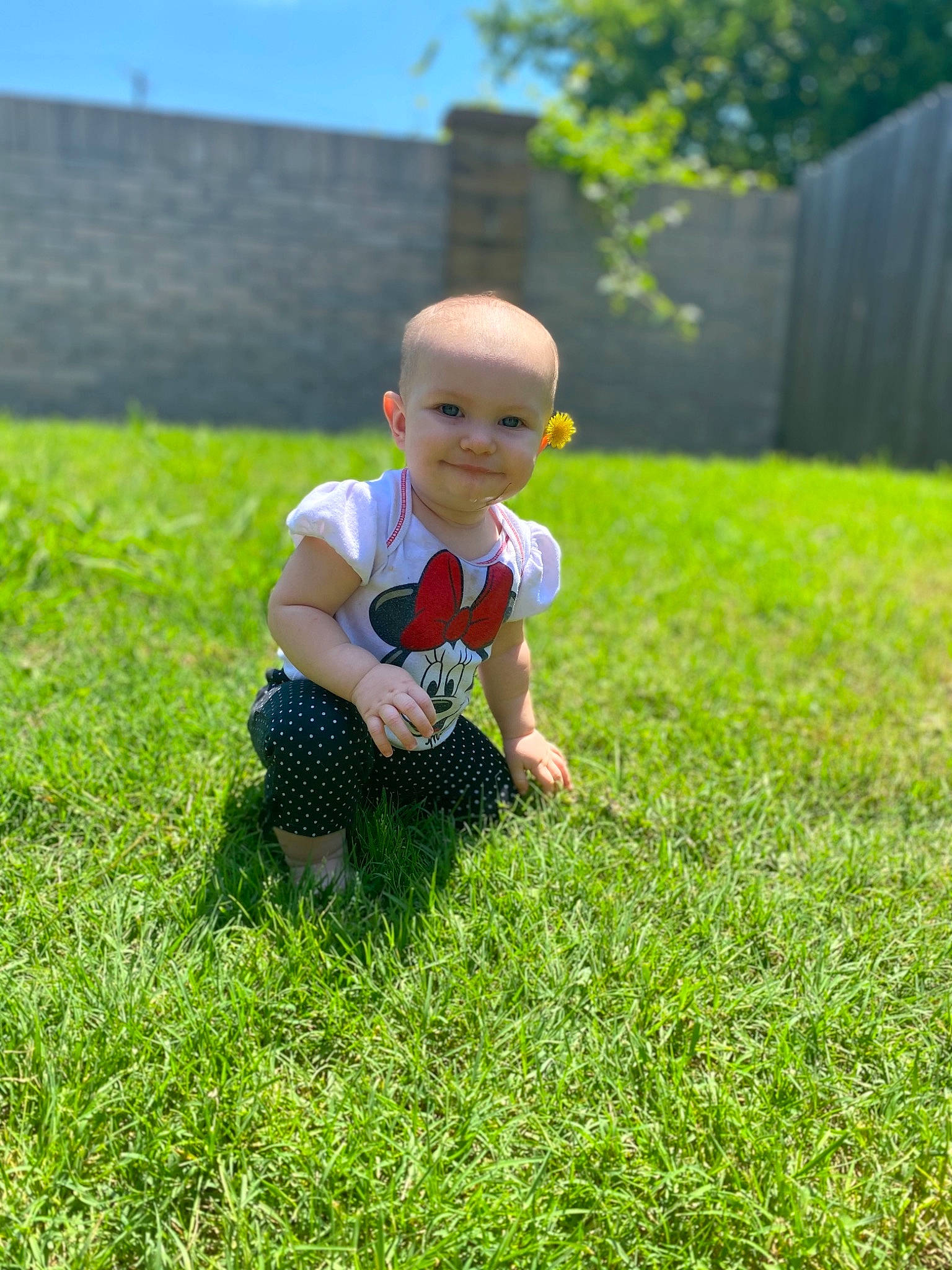 Harlee is registered to the contest to win money with this photo: baby, baby_toddler_clothing, flooring, fun, grass, grass_family, grassland, groundcover, happy, joy, landscape, lawn, leaf, leisure, meadow, people_in_nature, person, plant, prairie, sky
