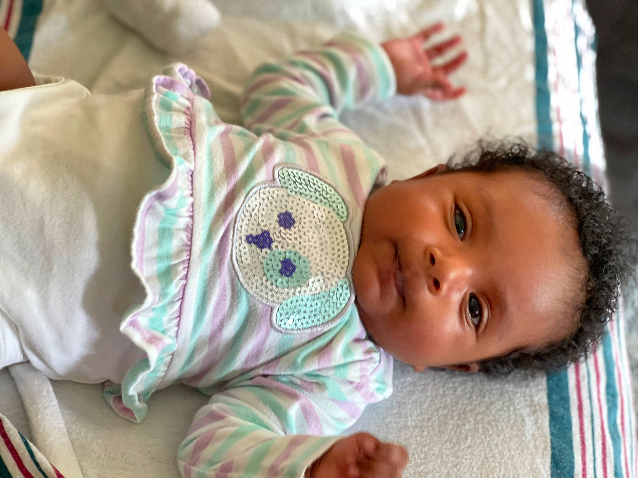 Emery joined the competition — help win amazing prizes! baby, baby_products, baby_safety, baby_sleeping, baby_toddler_clothing, bedding, bedtime, cheek, child, comfort, ear, eye, eyelash, iris, linens, nose, person, room, skin, sleep