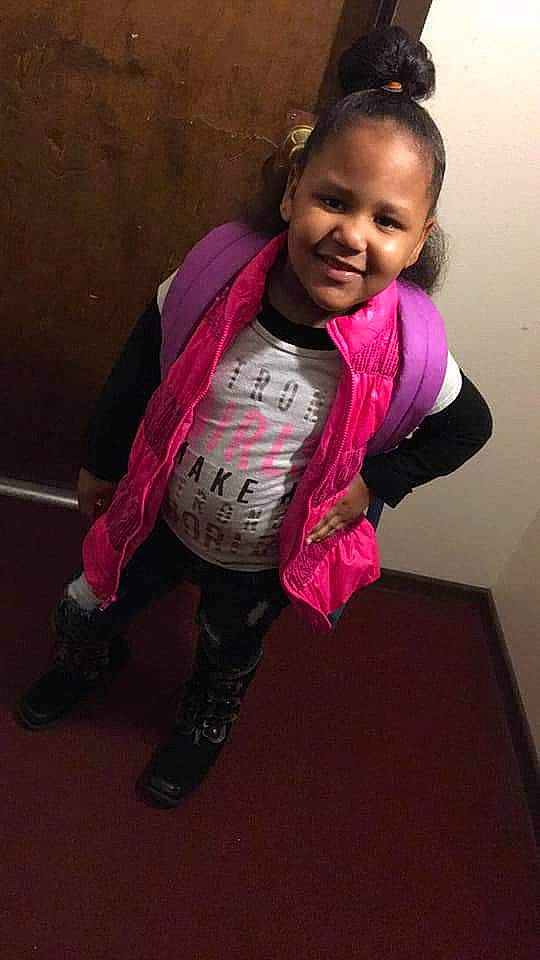 Alexzandria is registered to the contest to win money with this photo: child, cool, day, fun, girl, joy, magenta, outerwear, person, pink, product, purple, smile, textile, toddler