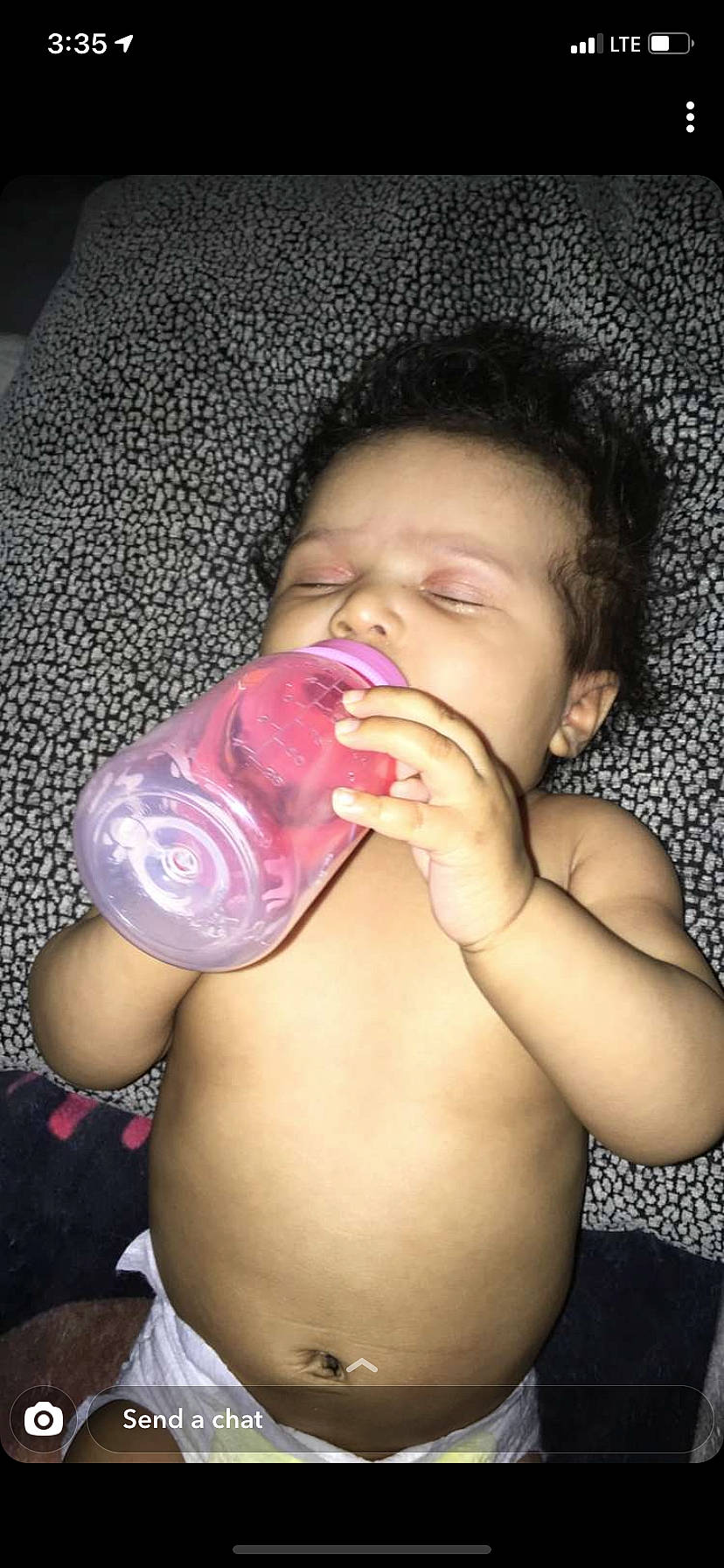 Kaoir is registered to the contest to win money with this photo: baby, cheek, chest, drinkware, ear, finger, hand, happy, human_body, iris, joint, leg, lip, mouth, muscle, neck, nose, person, pink, shoulder