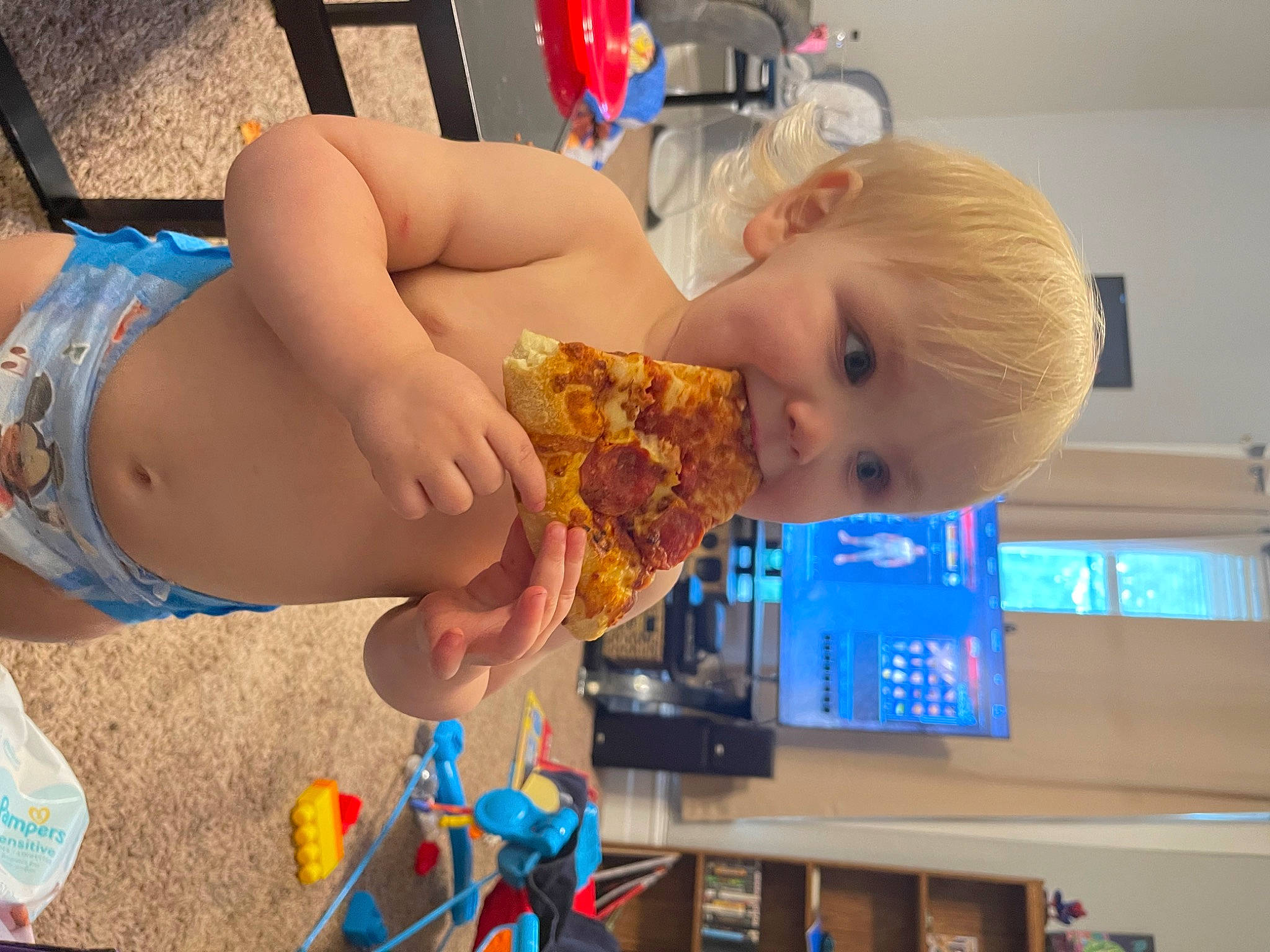 Kobe joined the competition — help win amazing prizes! american_food, baby, child, cuisine, eating, event, fast_food, finger_food, food, fun, human_leg, junk_food, leisure, party, pastry, person, play, room, thigh, toddler