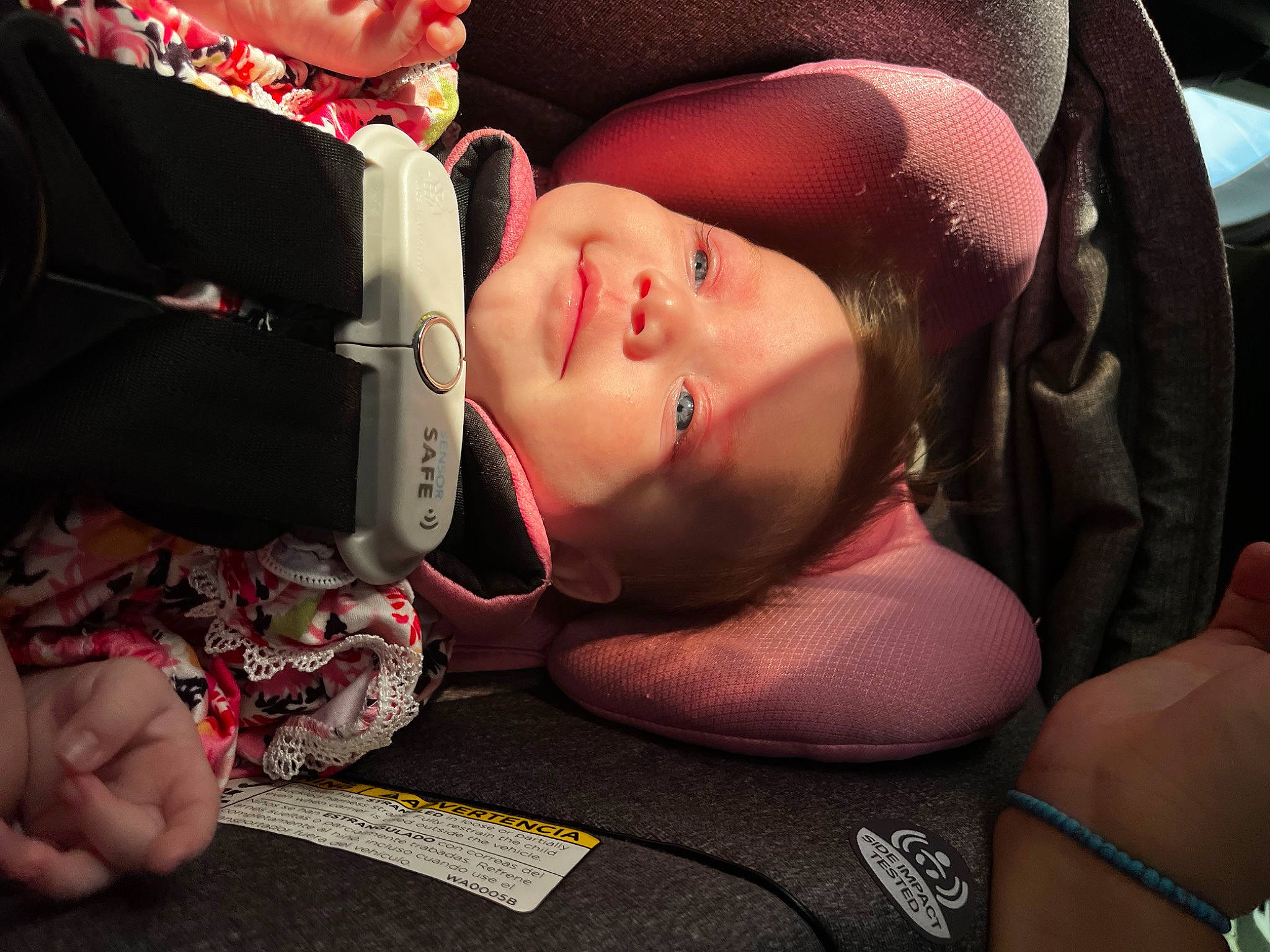 Saylah is registered to the contest to win money with this photo: audio_equipment, baby, black_hair, chest, child, comfort, elbow, eyewear, finger, flash_photography, fun, human_body, lip, mouth, muscle, person, personal_protective_equipment, skin, thigh, toddler