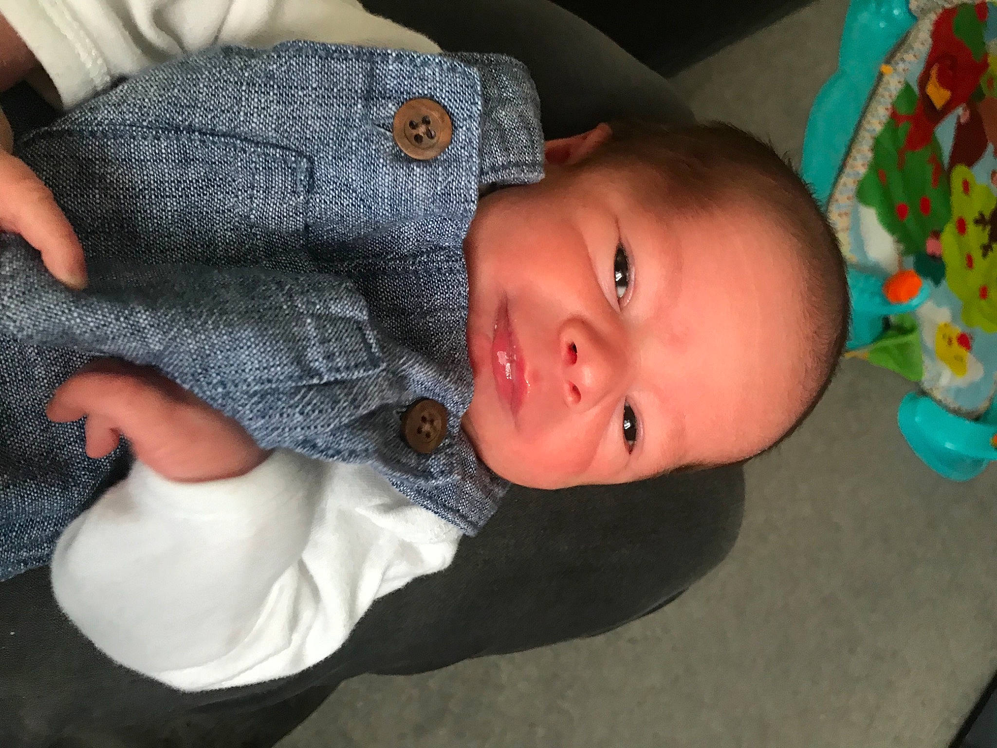 Taylen joined the competition — help win amazing prizes! baby, baby_toddler_clothing, cheek, child, eyebrow, facial_expression, finger, gesture, headgear, iris, lip, mouth, nose, person, skin, sleeve, smile, thumb, toddler, wood