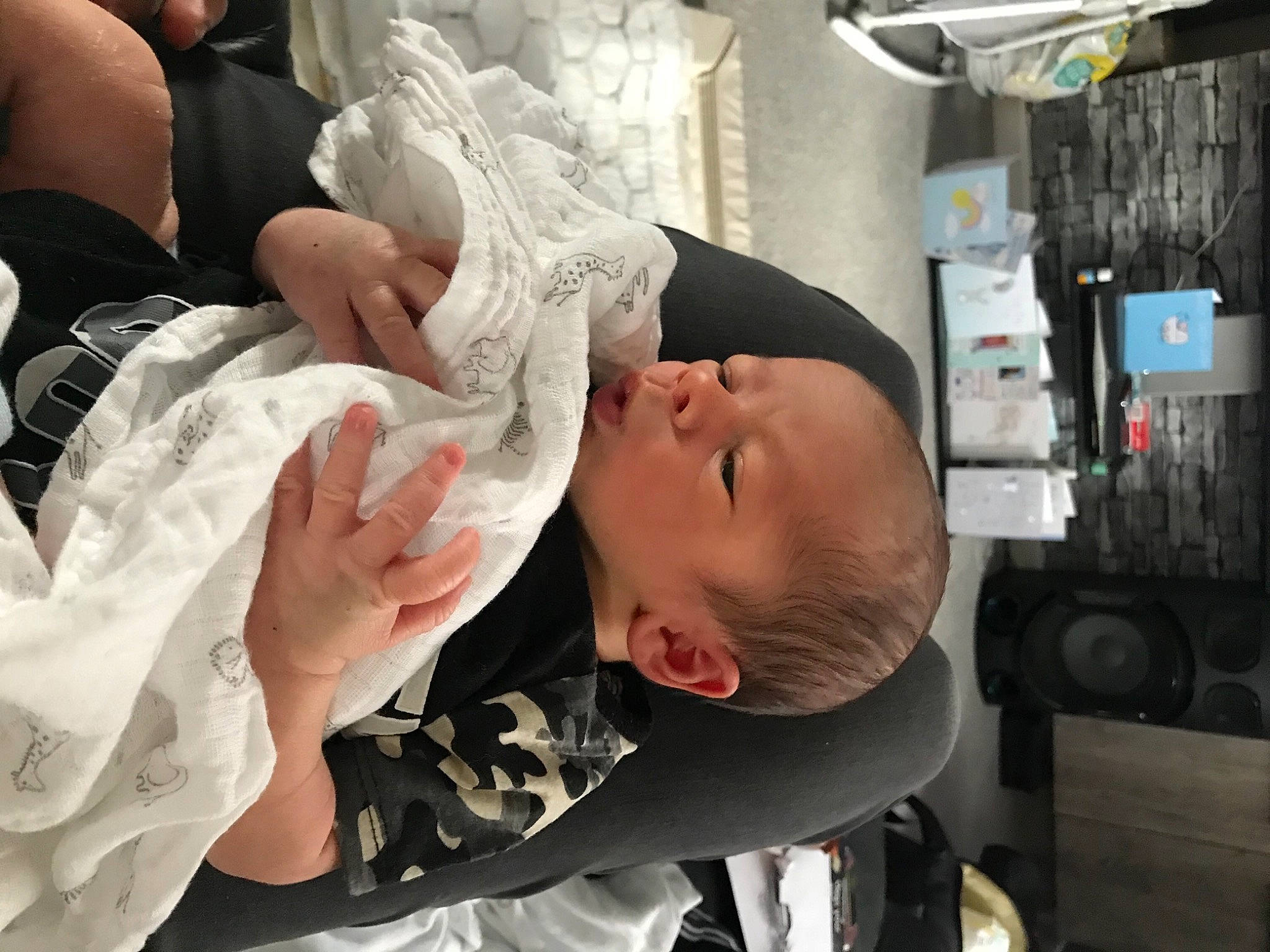 Taylen joined the competition — help win amazing prizes! baby, baby_products, baby_toddler_clothing, cheek, child, comfort, ear, event, finger, gesture, hand, hat, health_care, hospital, medical_procedure, mouth, person, service, skin, thumb