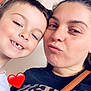 Noham a rejoint le concours — aidez-le/la à gagner de superbes lots ! casual_clothing, child, close_up, eyebrows, face, hair, happy, head_and_shoulders, heart_emoji, human, indoor, lip_piercing, painting, person, portrait, shoulder_strap, skin, smile, wall, woman
