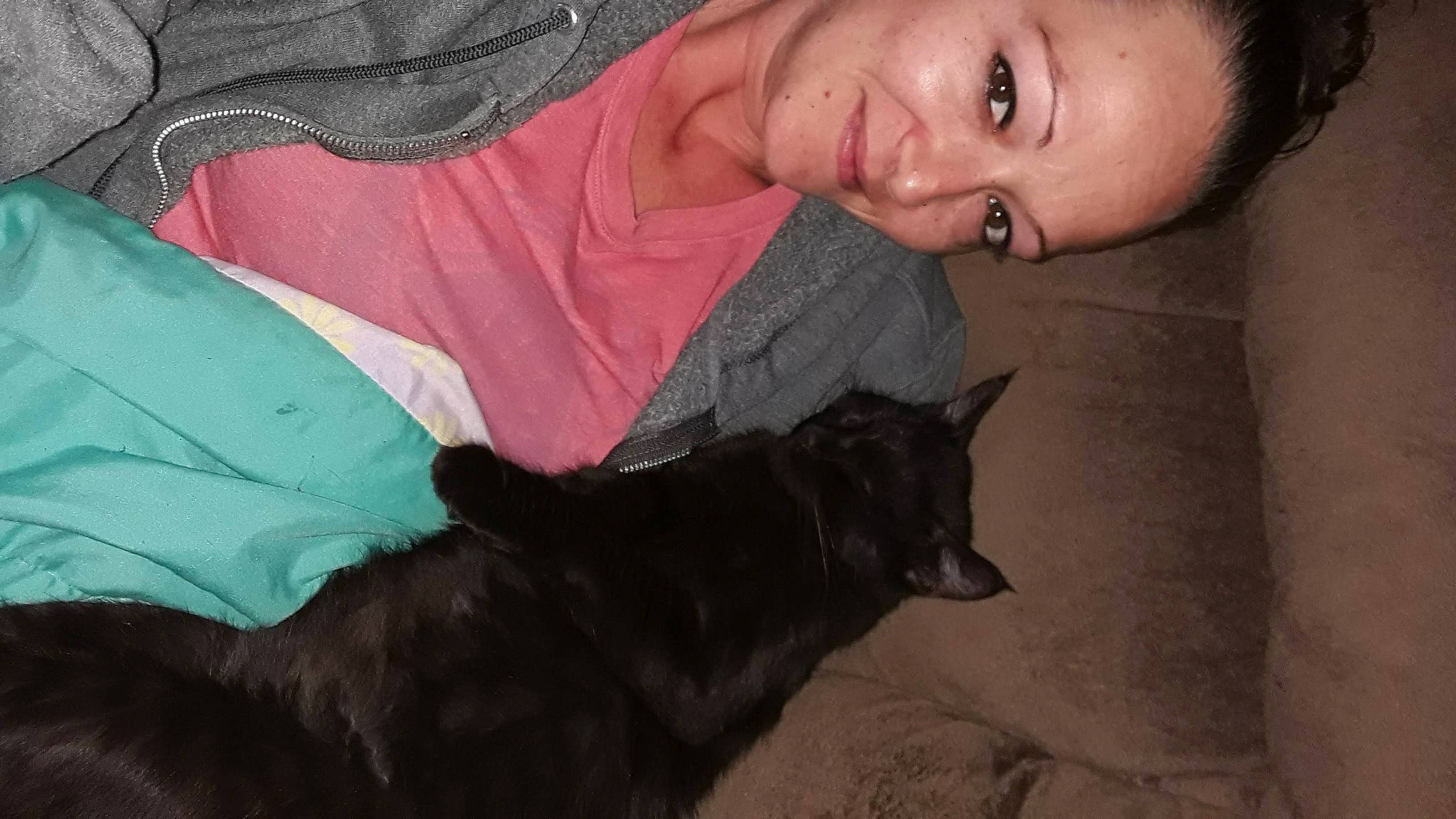 Dahlia is registered to the contest to win money with this photo: carnivore, comfort, companion_dog, dog, dog_breed, ear, eyelash, felidae, flash_photography, fun, fur, gesture, guard_dog, happy, jewellery, lap, organ, schipperke, sitting, small_to_medium_sized_cats