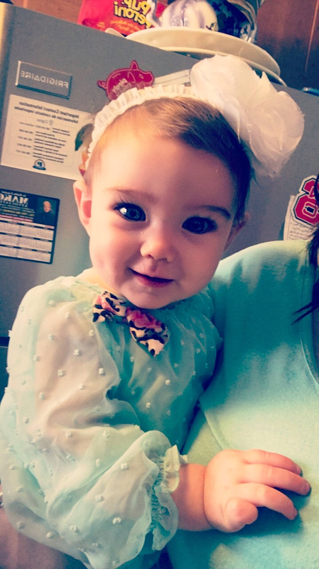 Elizabeth is registered to the contest to win money with this photo: blue, child, cool, doll, eye, fun, girl, hair_accessory, happiness, head, human_hair_color, infant, iris, joy, person, product, skin, toddler, toy