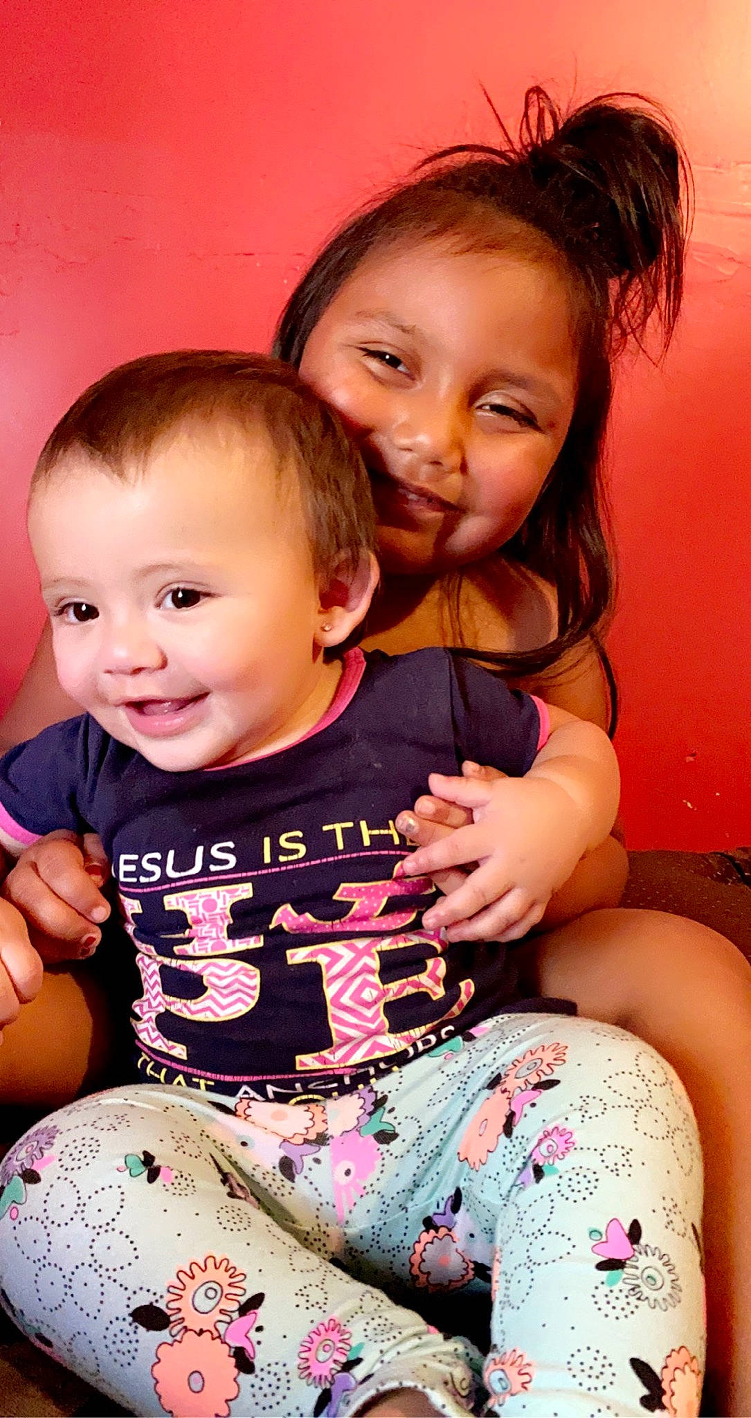 Emmy joined the competition — help win amazing prizes! baby, cheek, child, fun, happy, joy, person, play, sibling, smile, toddler