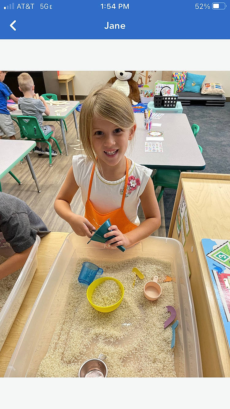 Jane joined the competition — help win amazing prizes! chair, child, class, community, cooking, design, event, fun, happy, joy, leisure, person, play, recreation, room, smile, summer, t_shirt, table, tableware