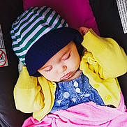 Etta is registered to the contest to win money with this photo: beanie, cap, child, cool, girl, hat, headgear, infant, knit_cap, product, textile, toddler, yellow